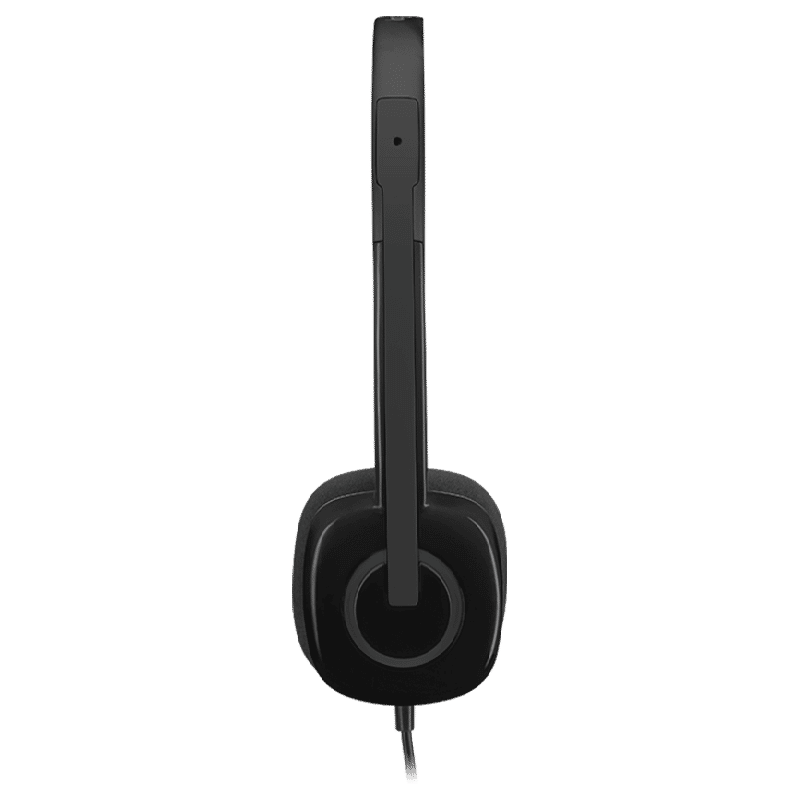 logitech H151 981-000587 Wired Headphone with Mic (On Ear, Black) logitech H151 981-000587 Wired Headphone with Mic (On Ear, Black)_3