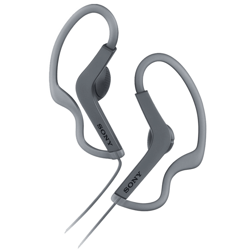 SONY MDR-AS210 Wired Earphone with Mic (In Ear, Black) SONY MDR-AS210 Wired Earphone with Mic (In Ear, Black)_1