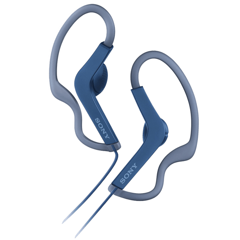 SONY MDR-AS210 Wired Earphone (In Ear, Blue) SONY MDR-AS210 Wired Earphone (In Ear, Blue)_1