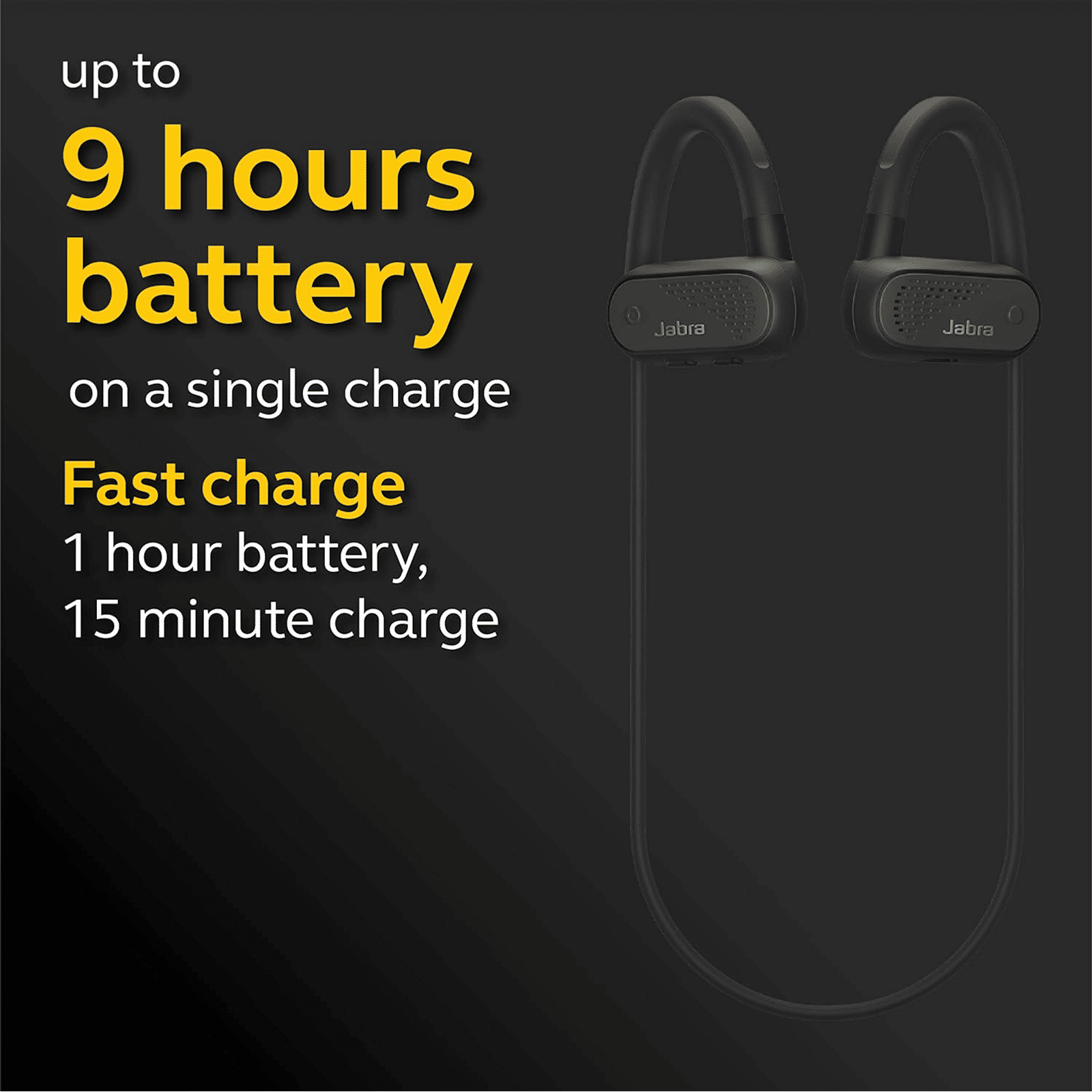 Jabra 45e Elite Active Wireless Earphones (Black) Jabra 45e Elite Active Wireless Earphones (Black)_7