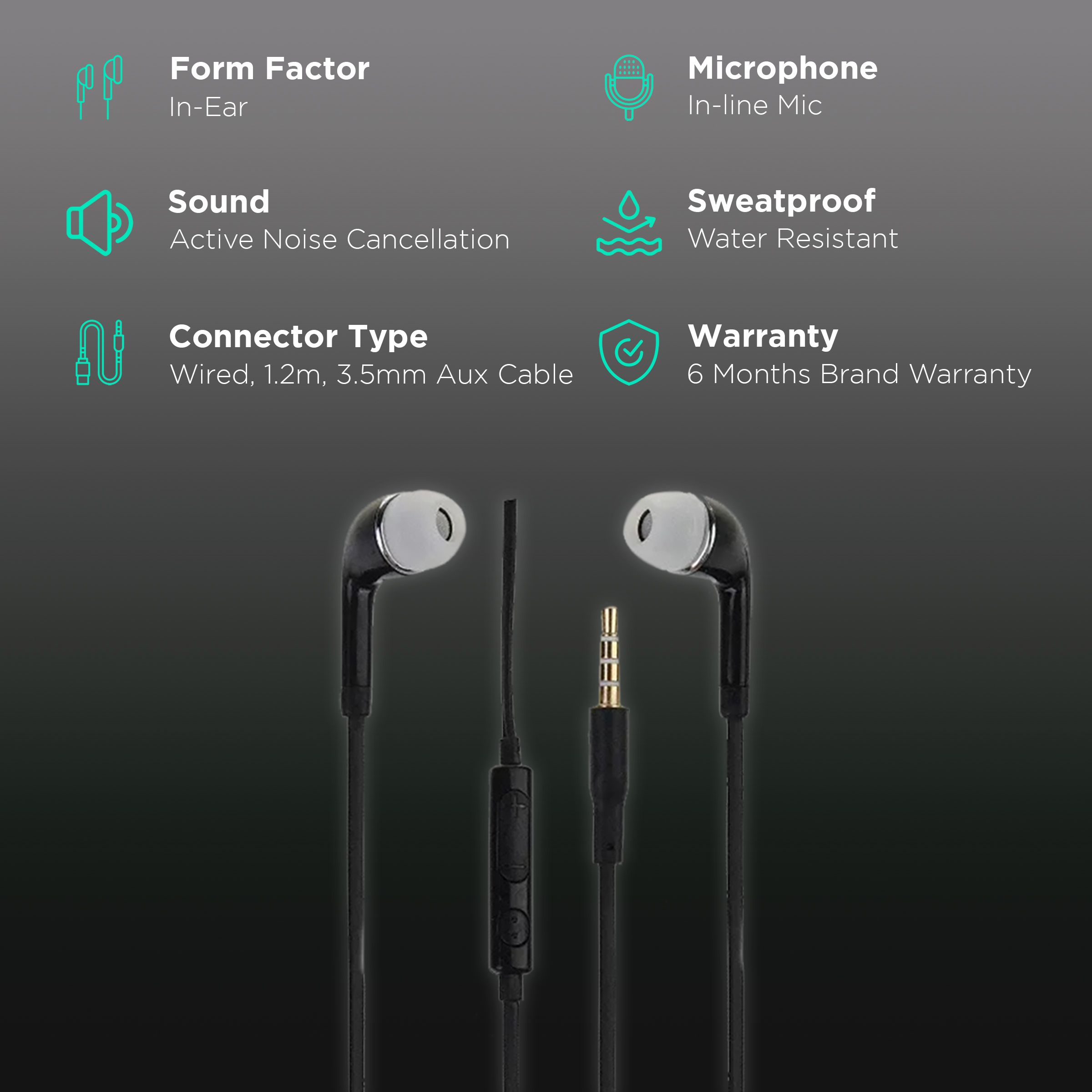 SAMSUNG EHS64AVFBECINU Wired Earphone with Mic (In Ear, Black)_2