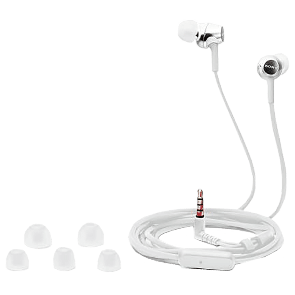SONY MDR-EX155APWQIN Wired Earphone with Mic (In Ear, White) SONY MDR-EX155APWQIN Wired Earphone with Mic (In Ear, White)_5