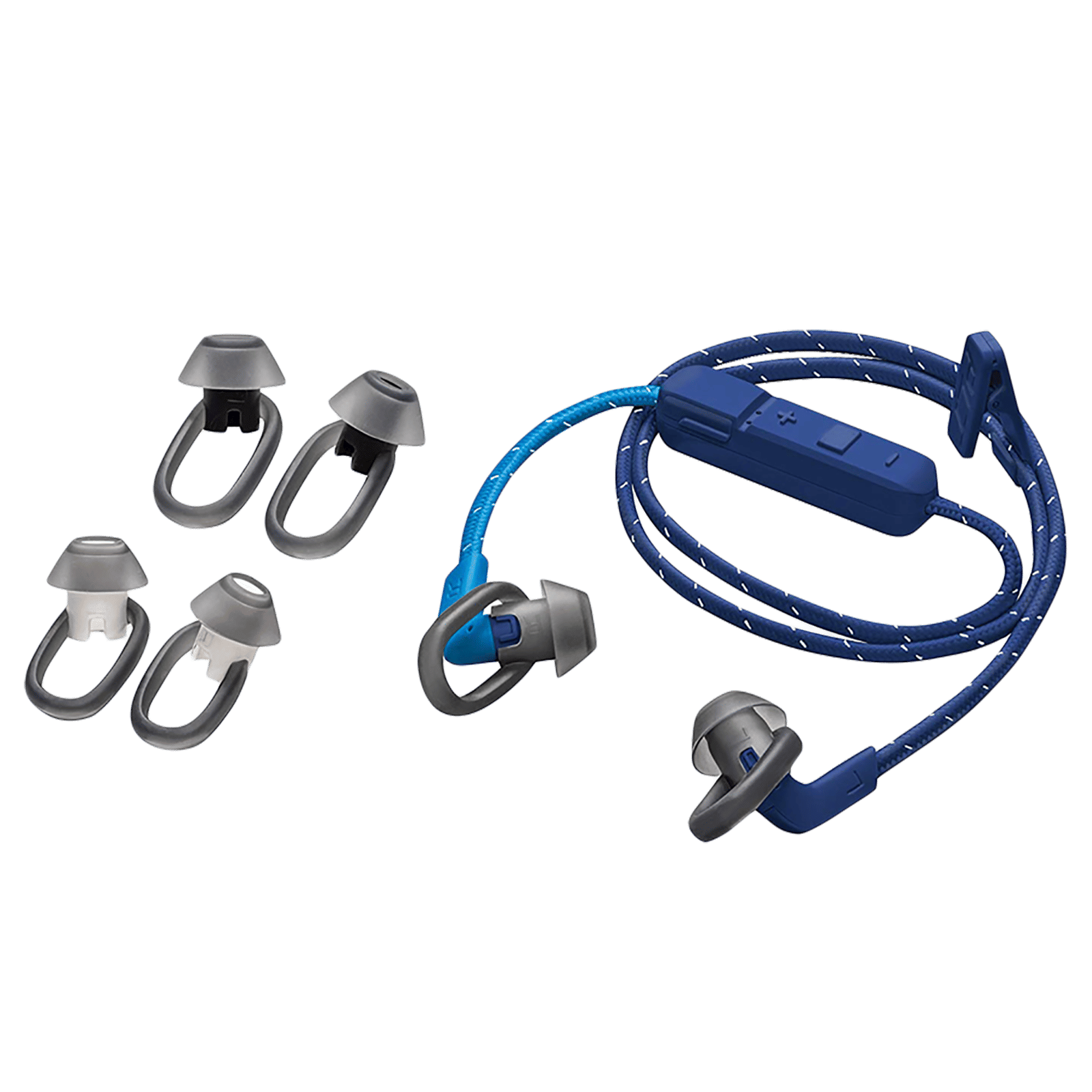 plantronics BackBeat 305 Neckband with Active Noise Cancellation (IPX5 Water Resistant, Patent Pending Eartip Design, Blue) plantronics BackBeat 305 Neckband with Active Noise Cancellation (IPX5 Water Resistant, Patent Pending Eartip Design, Blue)_10