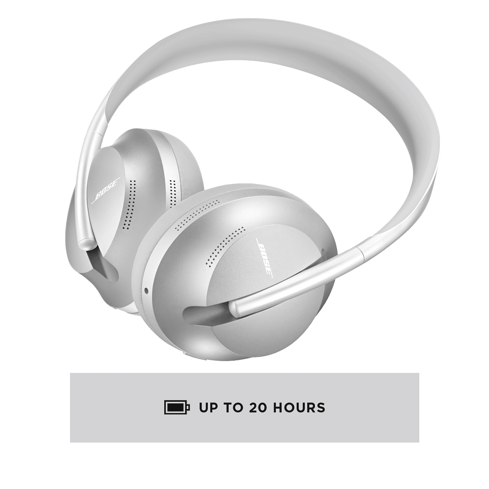 BOSE 700 Bluetooth Headphone with Mic (Capacitive Touch Control, Over Ear, Luxe Silver)_5