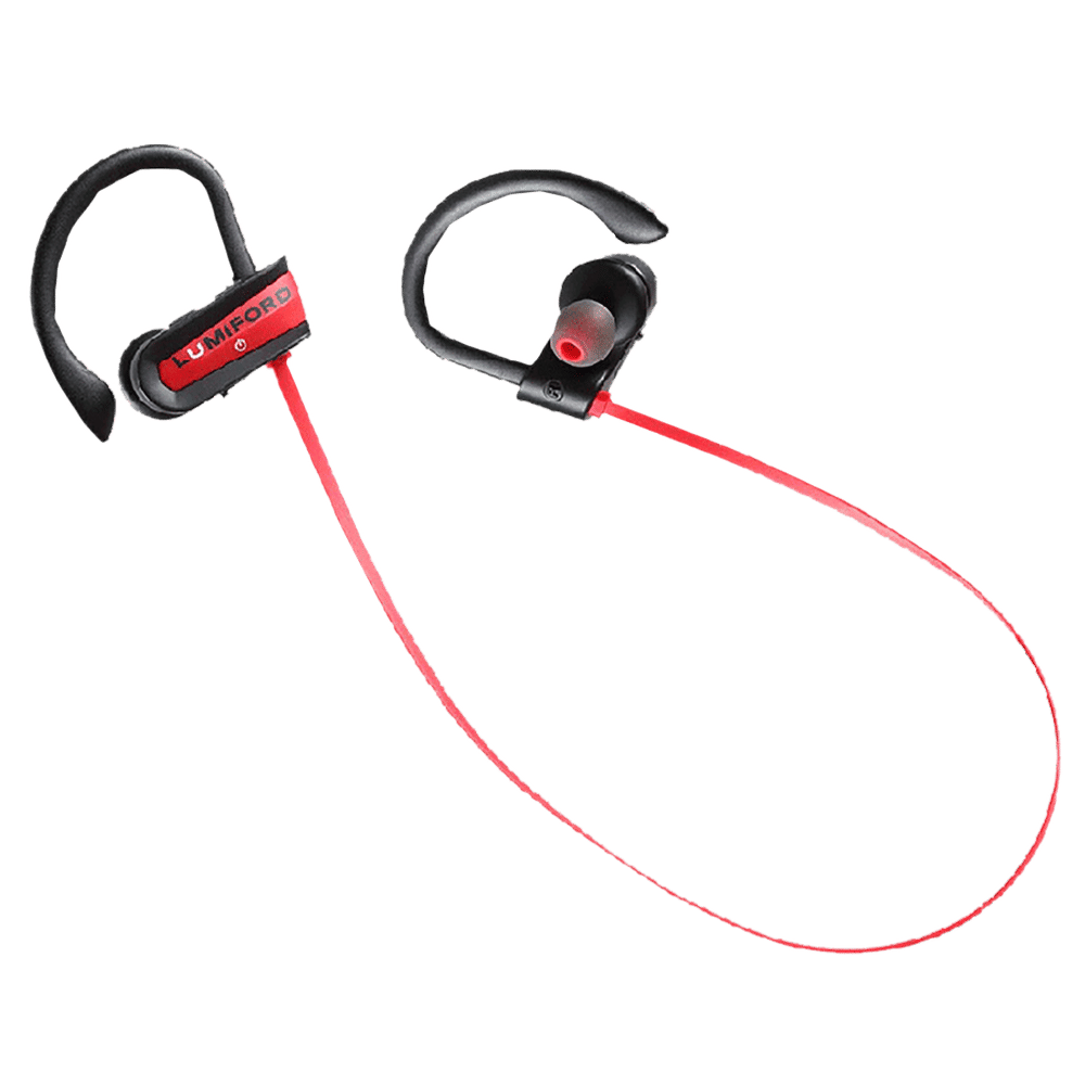 LUMIFORD XP20 Neckband with Passive Noise Cancellation (IPX7 Waterproof, Dual Pairing Technology, Red)_10