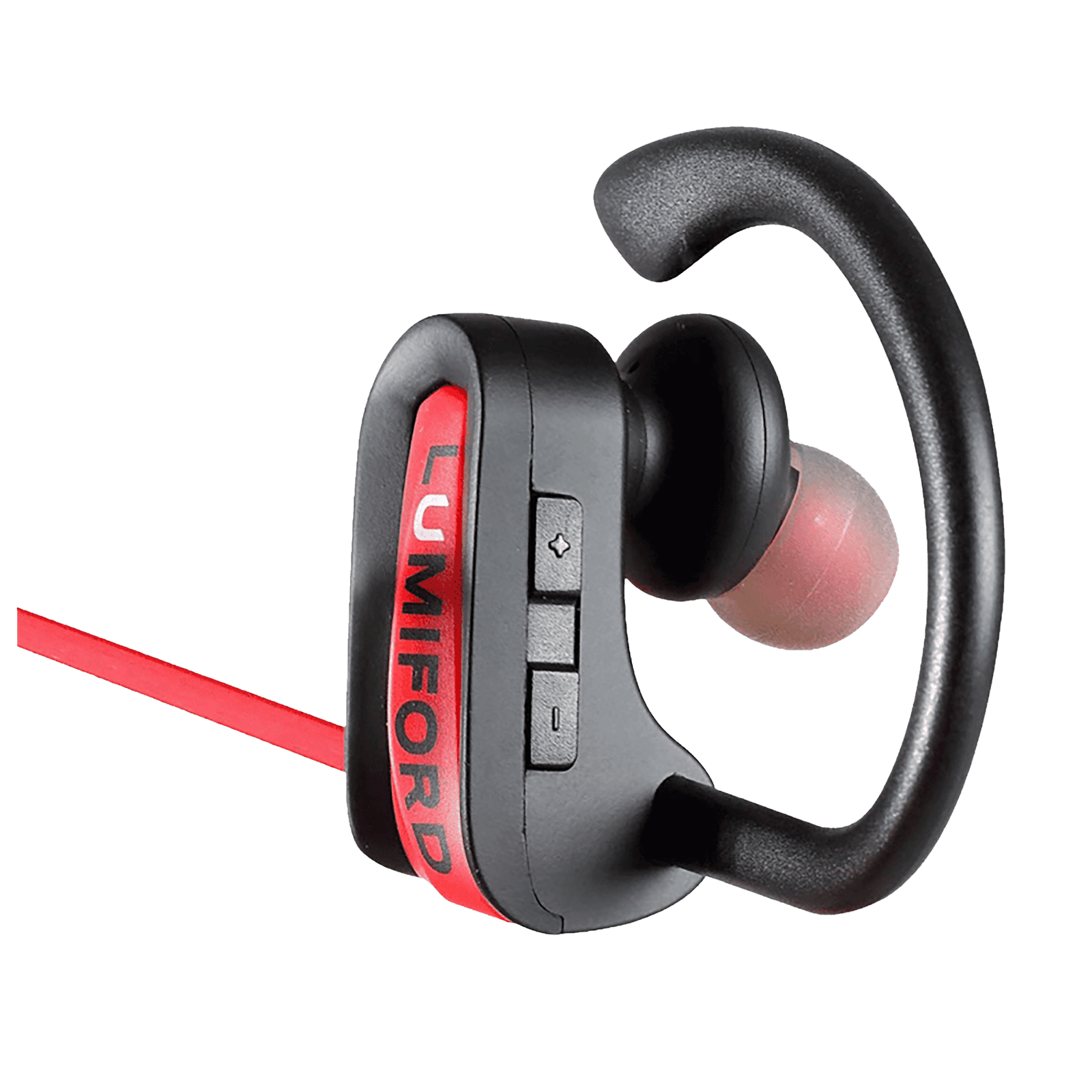 LUMIFORD XP20 Neckband with Passive Noise Cancellation (IPX7 Waterproof, Dual Pairing Technology, Red)_3