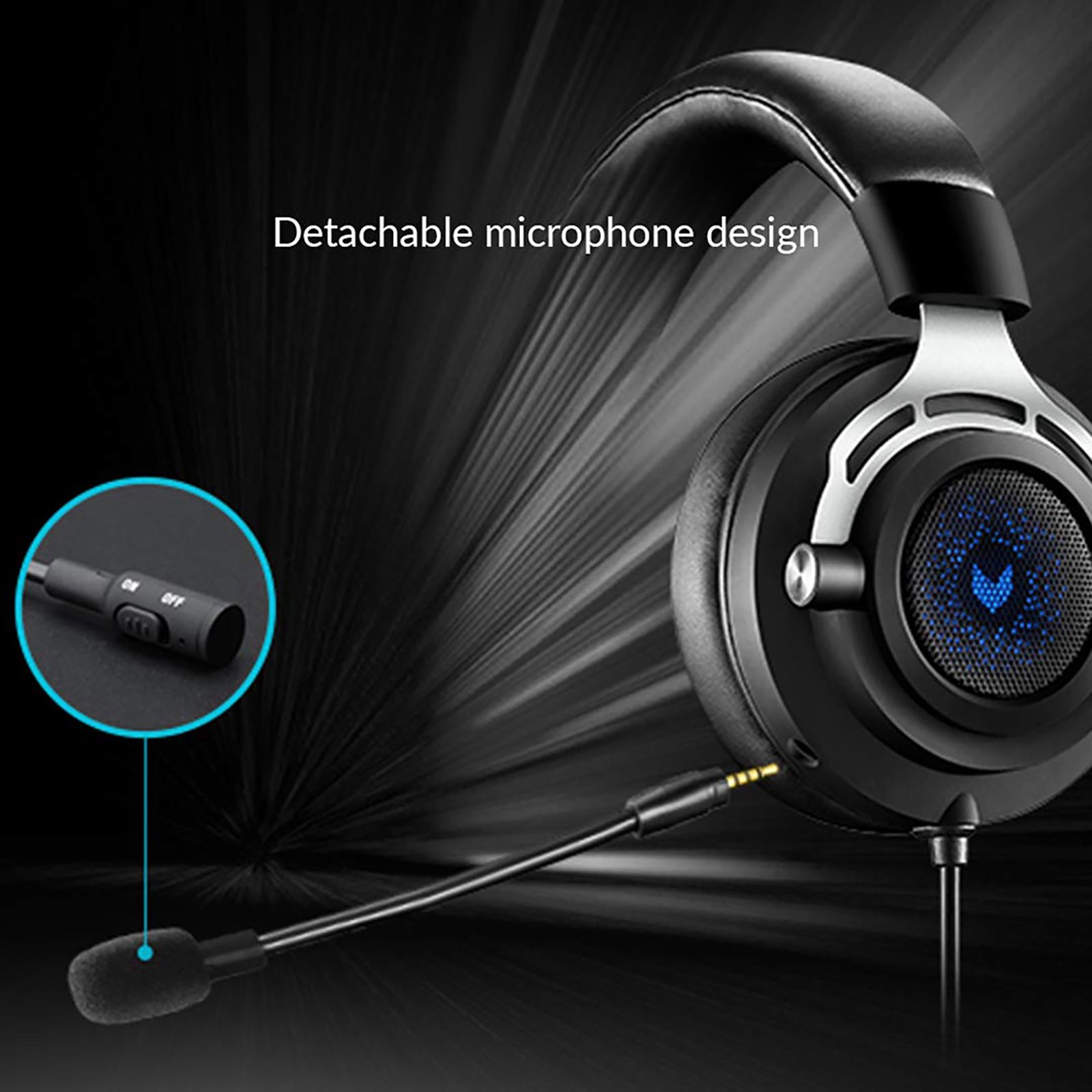 rapoo Backlit Over-Ear Headset (VH150, Black) rapoo Backlit Over-Ear Headset (VH150, Black)_11