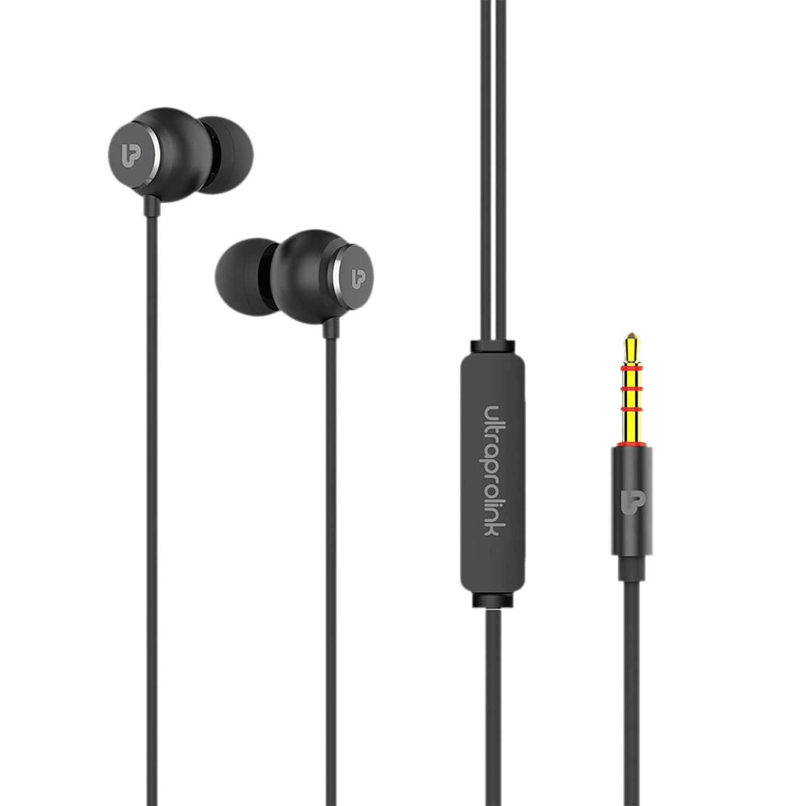 ultraprolink Mobass Plus UM1017 Wired Earphone with Mic (In Ear, Black)_1