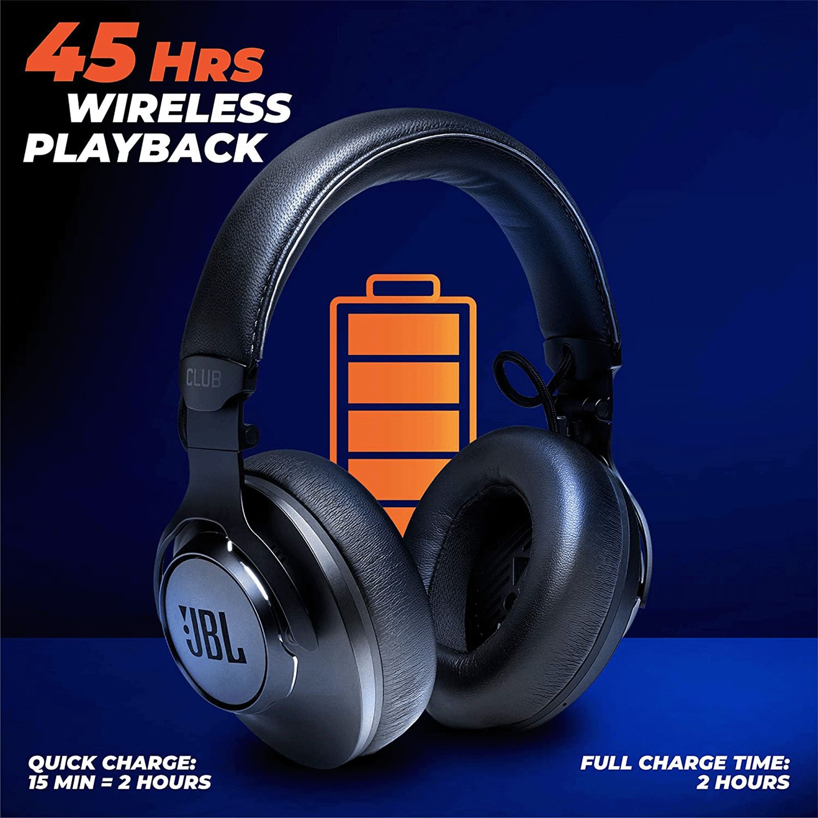 JBL Club One JBLCLUBONEBLK Over-Ear Active Noise Cancellation Wireless Headphone with Mic (Bluetooth 5.0, SilentNow Feature, Black)_7