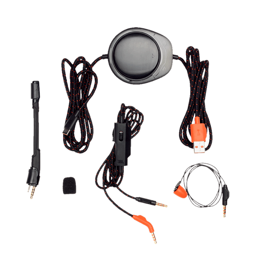 JBL Quantum One JBLQUANTUMONEBLK Over-Ear Active Noise Cancellation Wired Gaming Headphone with Mic (JBL Quantum Sound Signature, Black) JBL Quantum One JBLQUANTUMONEBLK Over-Ear Active Noise Cancellation Wired Gaming Headphone with Mic (JBL Quantum Sound Signature, Black)_4