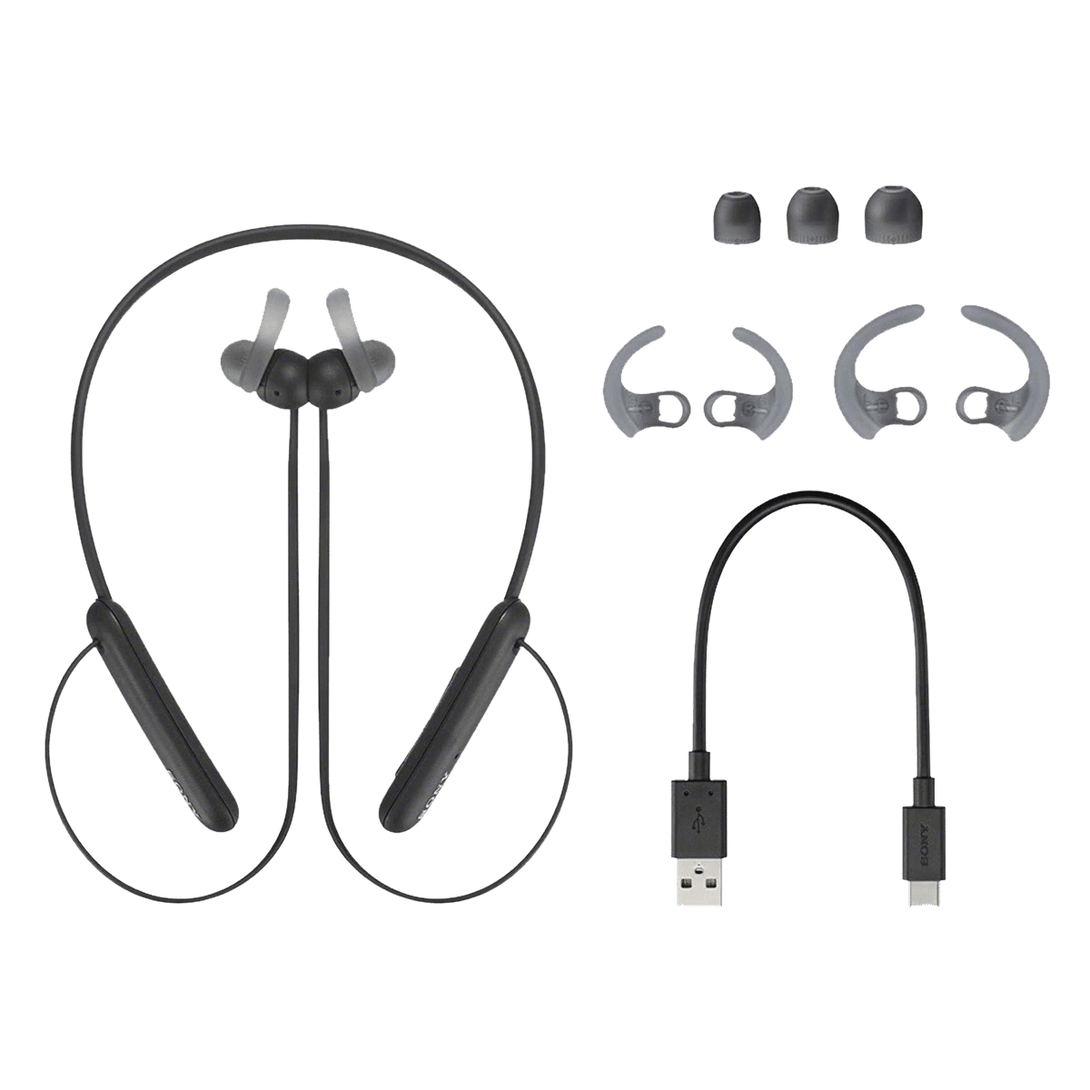 SONY WI-SP510 Neckband (IPX5 Sweat & Water Resistant, 15 Hours Playtime, Black) SONY WI-SP510 Neckband (IPX5 Sweat & Water Resistant, 15 Hours Playtime, Black)_6