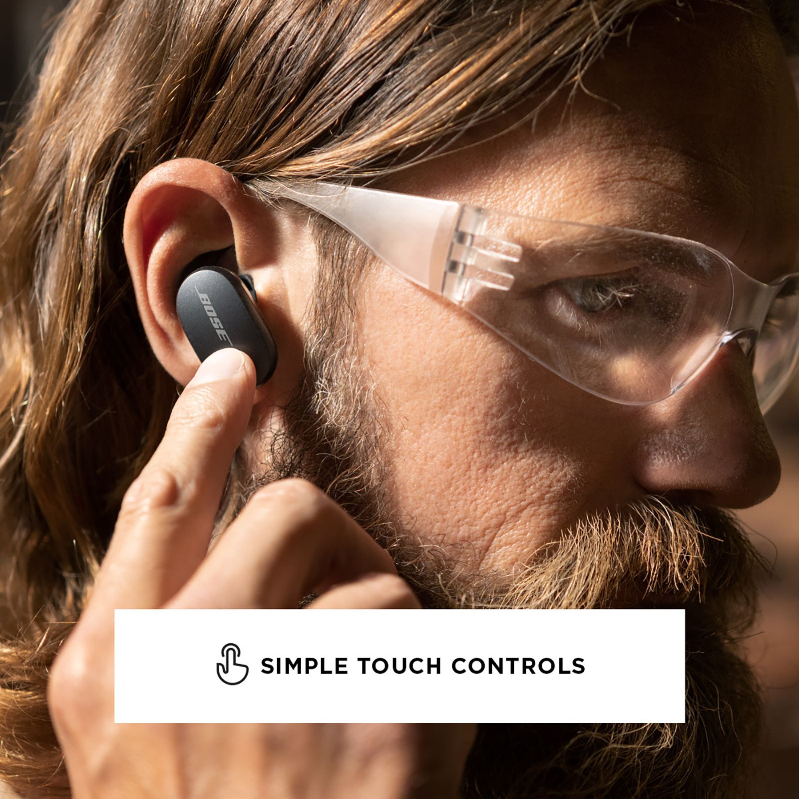 BOSE QuietComfort 831262-0010 TWS Earbuds with Active Noise Cancellation (IPX4 Water Resistant, Touch Control, Triple Black) BOSE QuietComfort 831262-0010 TWS Earbuds with Active Noise Cancellation (IPX4 Water Resistant, Touch Control, Triple Black)_3