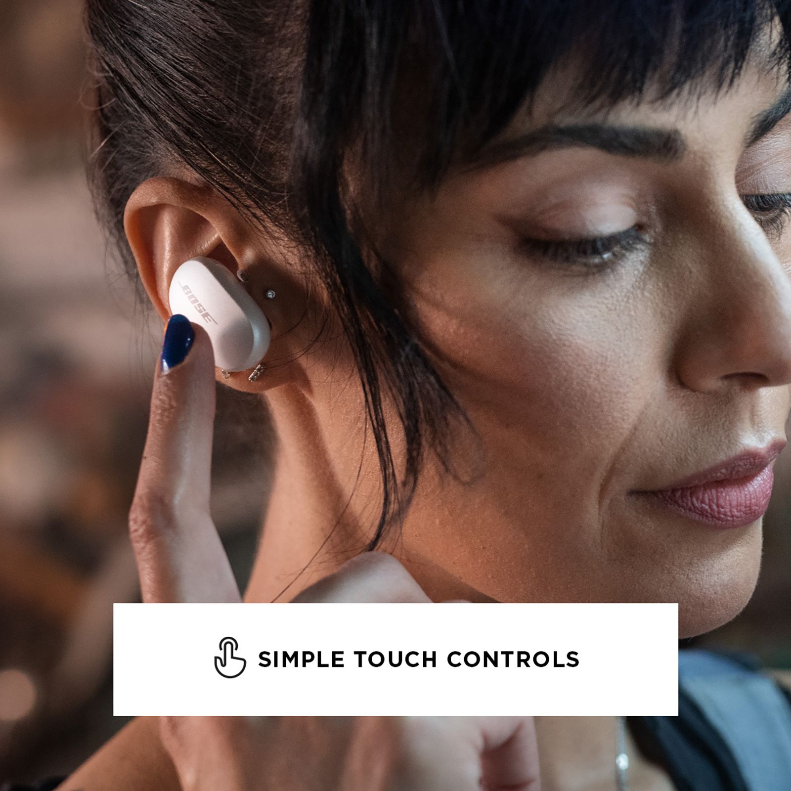 BOSE QuietComfort In-Ear 831262-0020 Truly Wireless Earbuds with Mic (Bluetooth 5.1, Sweat and Weather Resistant, Soapstone) BOSE QuietComfort In-Ear 831262-0020 Truly Wireless Earbuds with Mic (Bluetooth 5.1, Sweat and Weather Resistant, Soapstone)_8