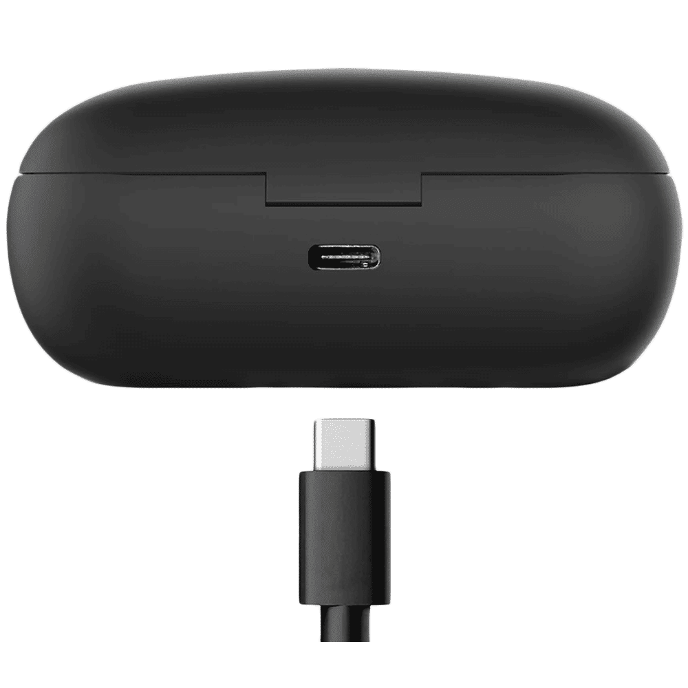 CROSSBEATS Evolve TWS Earbuds with Passive Noise Cancellation (IPX4 Water & Dust Resistant, 12 Hours Playback, Black)_7