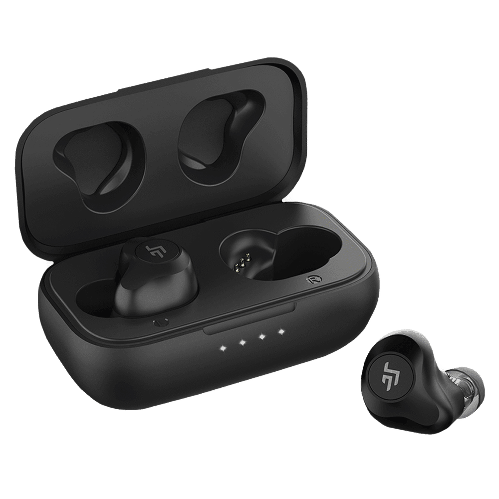 CROSSBEATS Evolve TWS Earbuds with Passive Noise Cancellation (IPX4 Water & Dust Resistant, 12 Hours Playback, Black)_3