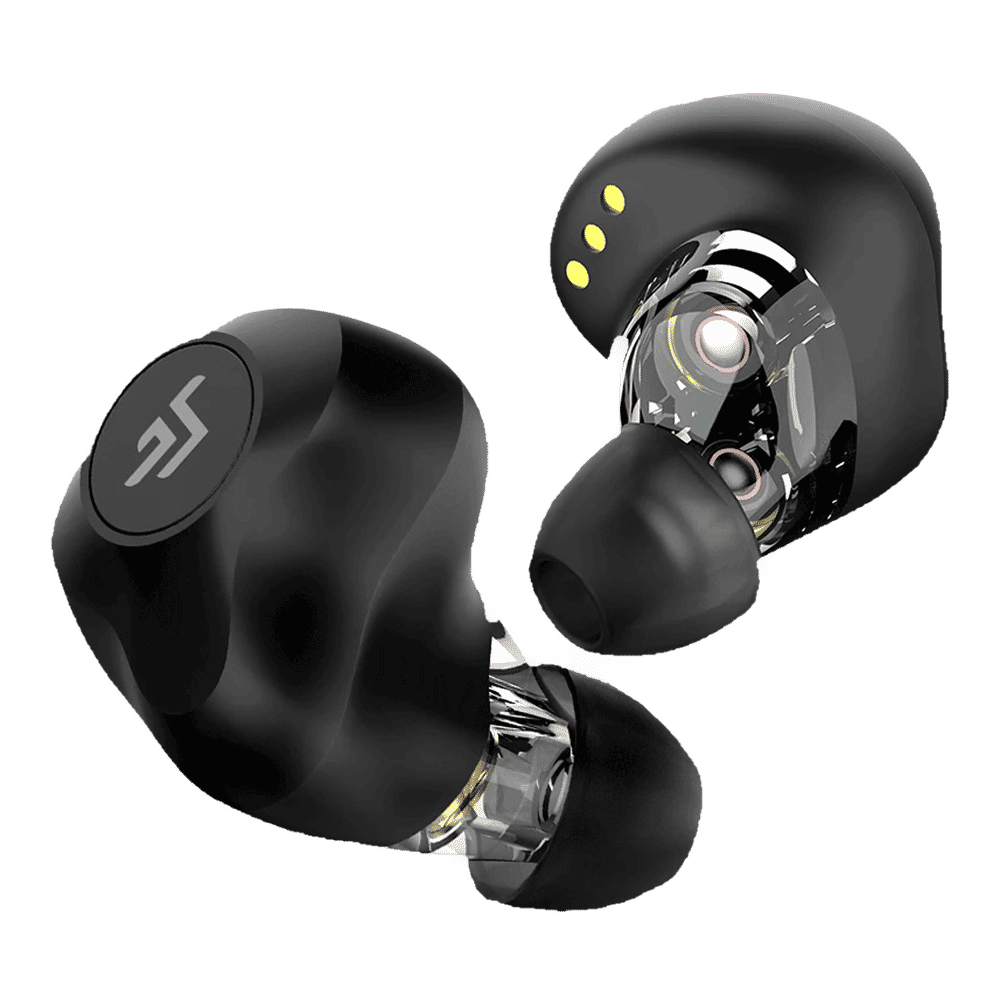 CROSSBEATS Evolve TWS Earbuds with Passive Noise Cancellation (IPX4 Water & Dust Resistant, 12 Hours Playback, Black)_6