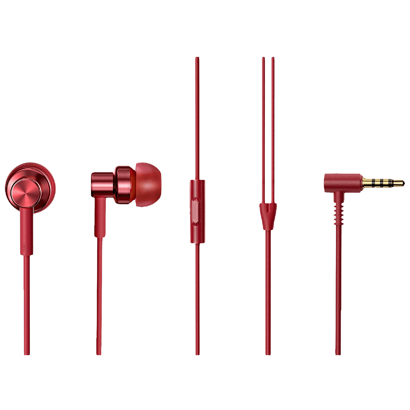 Redmi BHR4206IN Wired Earphone with Mic (In Ear, Red)_1