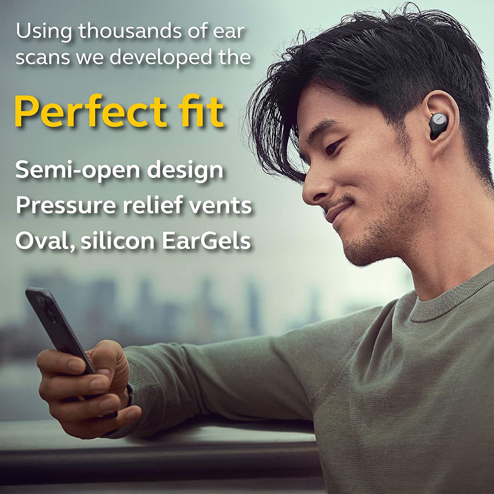 Jabra Elite 85t 100-99190000-40 TWS Earbuds with Active Noise Cancellation (IPX4 Waterproof & Dustproof, 25 Hours Playtime, Titanium Black) Jabra Elite 85t 100-99190000-40 TWS Earbuds with Active Noise Cancellation (IPX4 Waterproof & Dustproof, 25 Hours Playtime, Titanium Black)_8