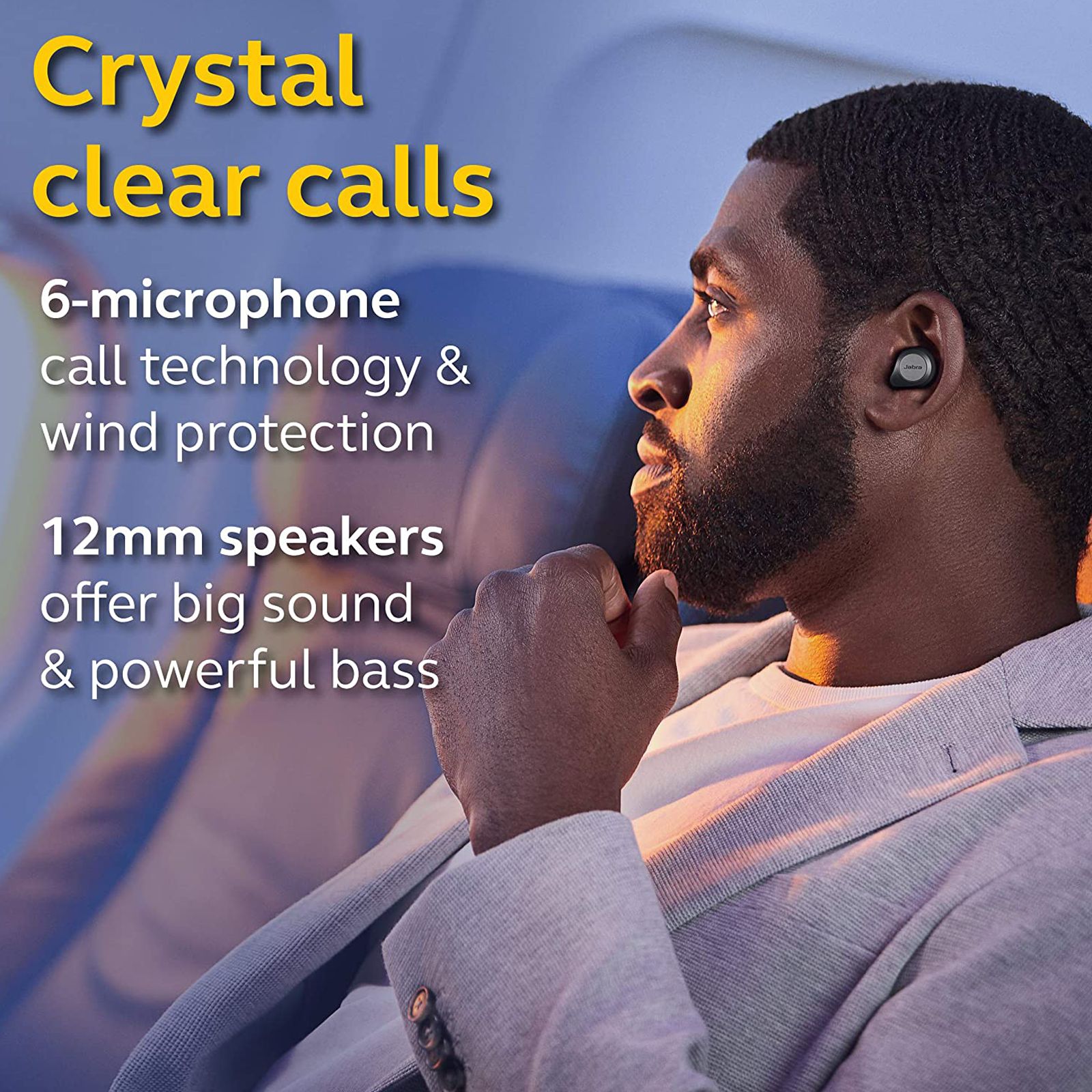 Jabra Elite 85t 100-99190000-40 TWS Earbuds with Active Noise Cancellation (IPX4 Waterproof & Dustproof, 25 Hours Playtime, Titanium Black) Jabra Elite 85t 100-99190000-40 TWS Earbuds with Active Noise Cancellation (IPX4 Waterproof & Dustproof, 25 Hours Playtime, Titanium Black)_4