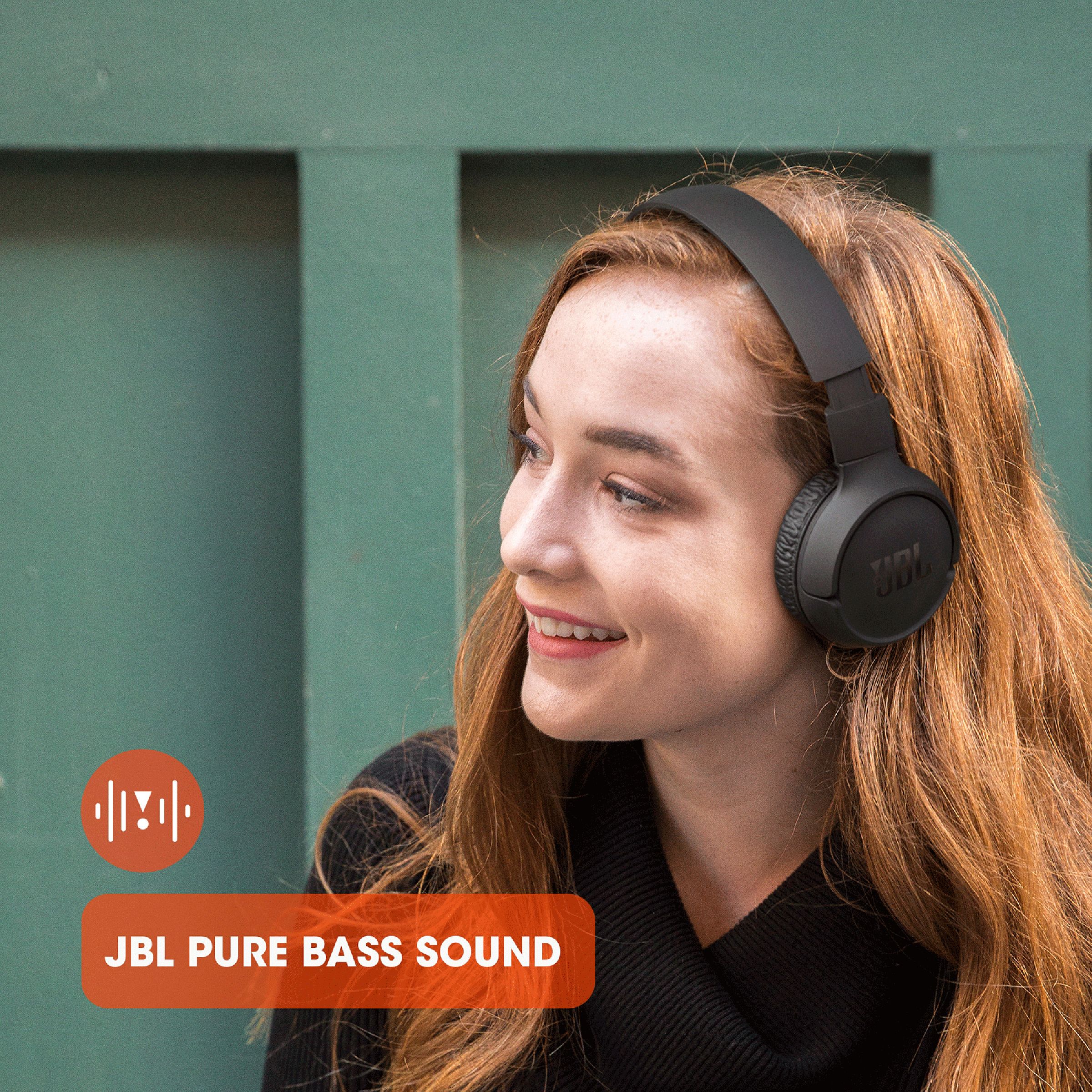 JBL Tune 510 JBLT510BTBLK Bluetooth Headphone with Mic (Dual Connectivity, On Ear, Black)_6