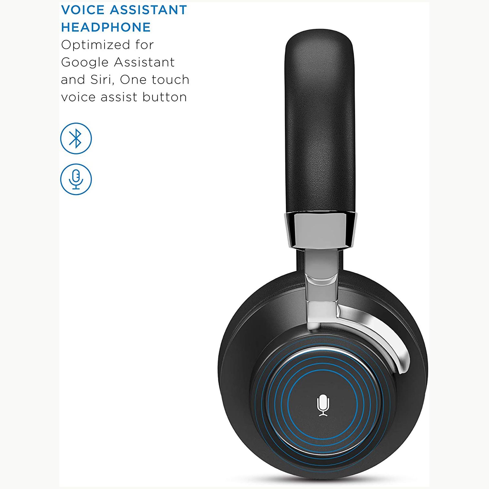 soundLOGIC BEB012PX Bluetooth Headphone with Mic (Passive Cancellation, On Ear, Black) soundLOGIC BEB012PX Bluetooth Headphone with Mic (Passive Cancellation, On Ear, Black)_6