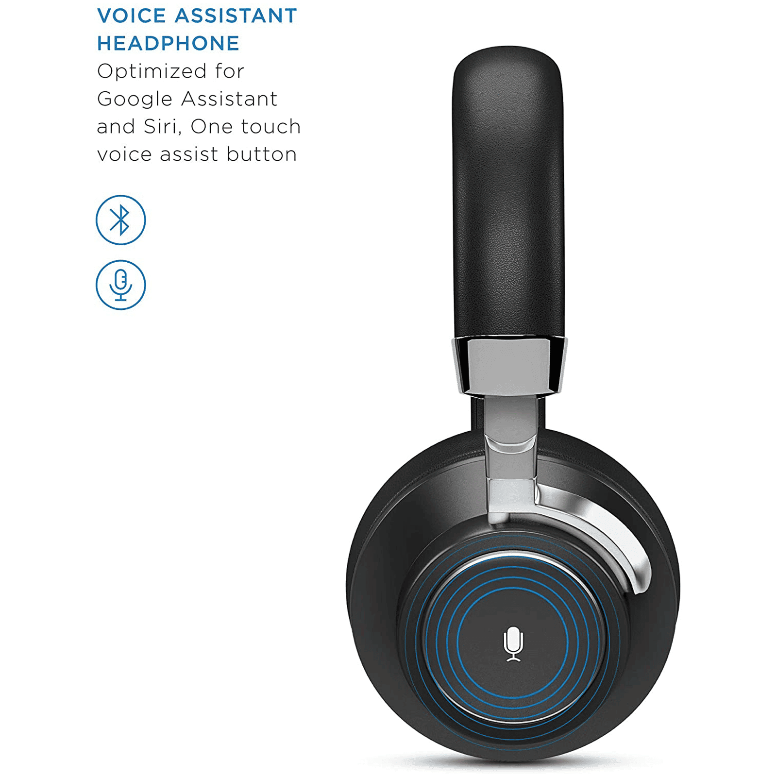 soundLOGIC BEB012PX Bluetooth Headphone with Mic (Passive Cancellation, On Ear, Black) soundLOGIC BEB012PX Bluetooth Headphone with Mic (Passive Cancellation, On Ear, Black)_7