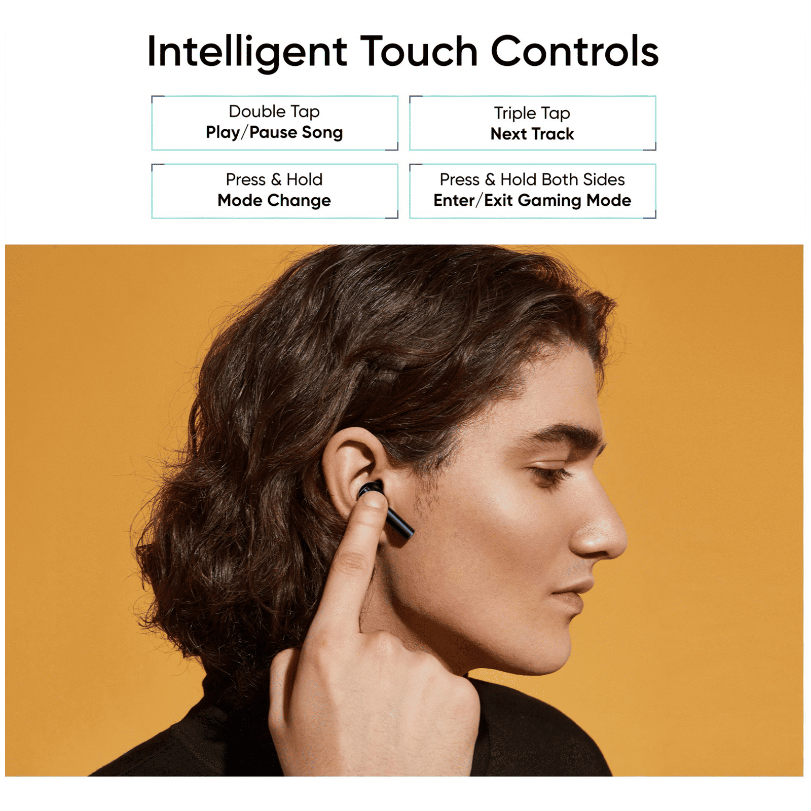 realme Buds Air 2 RMA2003 TWS Earbuds with Active Noise Cancellation (IPX5 Water Resistant, 25 Hours Playtime, Black)_11