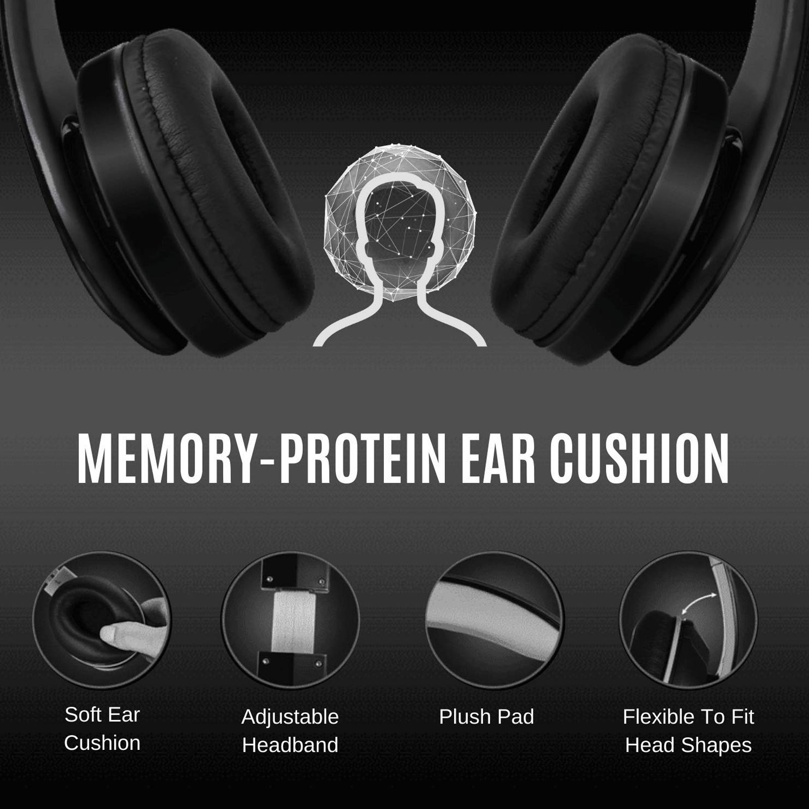 FIRE-BOLTT BH1001 BH1000 On-Ear Noise Isolation Wireless Headphone with Mic (Bluetooth 5.0, Exceptional Sound with Great Bass, Black)_9