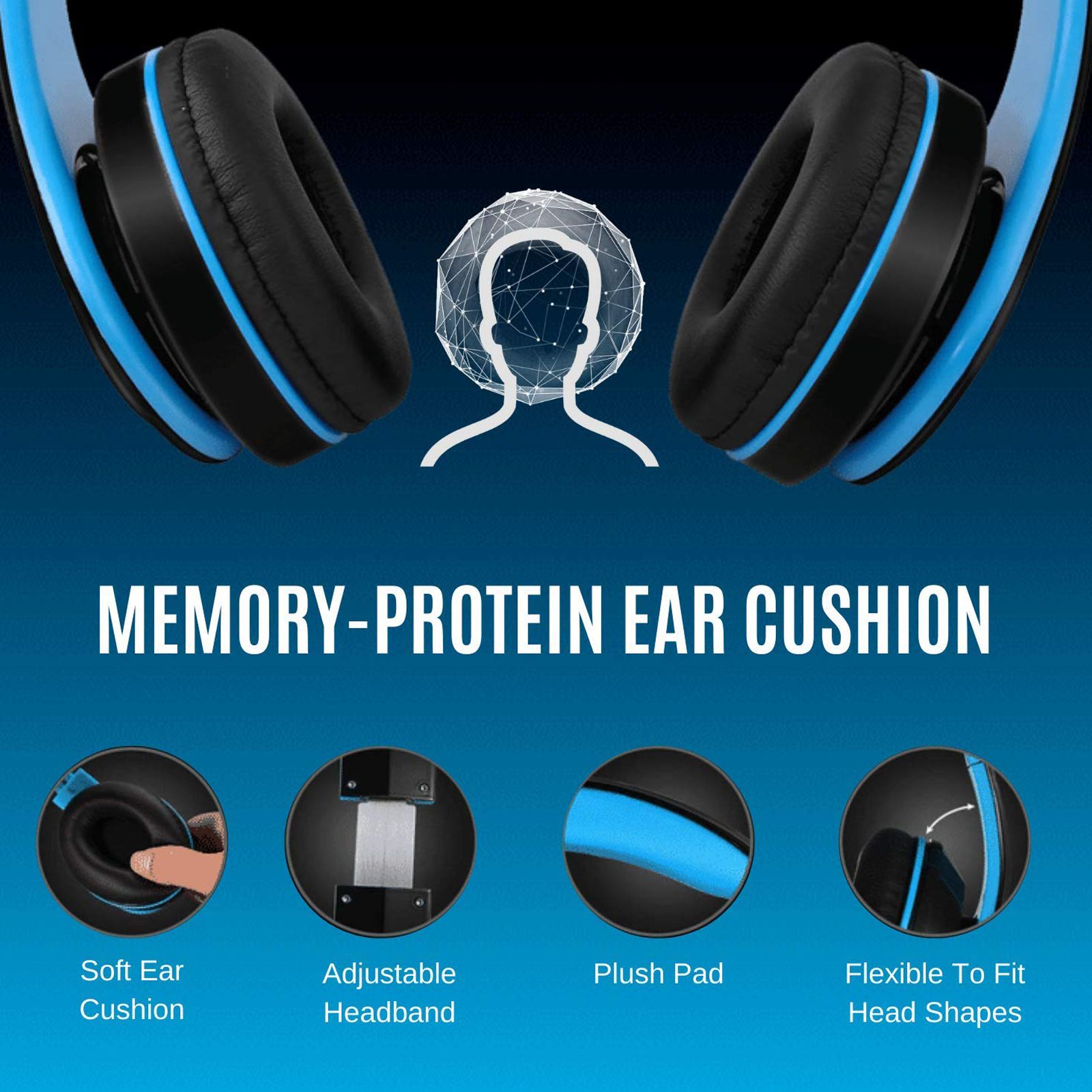 FIRE-BOLTT BH1001 BH1000 On-Ear Noise Isolation Wireless Headphone with Mic (Bluetooth 5.0, Exceptional Sound with Great Bass, Blue)_8
