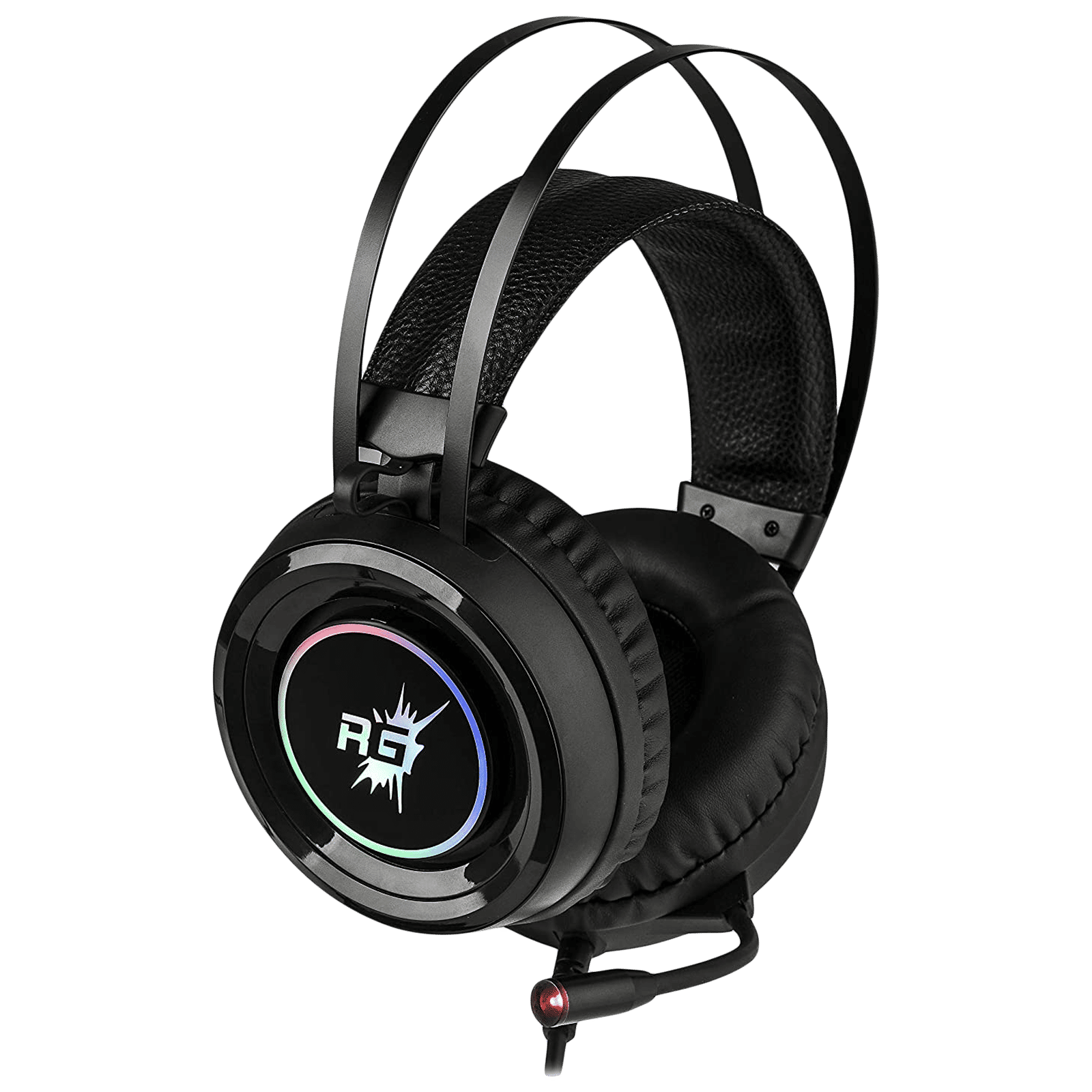 Red Gear Cloak Wired Gaming Headset with Noise Isolation (Omnidirectional Mic, Over Ear, Black) Red Gear Cloak Wired Gaming Headset with Noise Isolation (Omnidirectional Mic, Over Ear, Black)_3