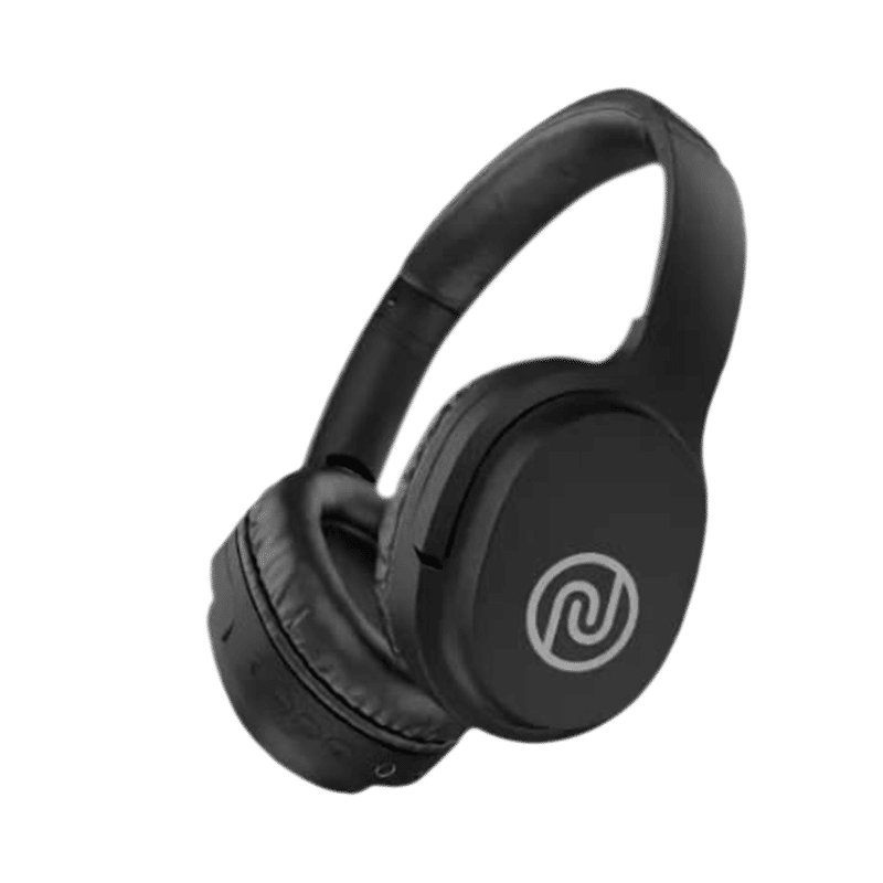 noise One Bluetooth Headphone with Mic (Tru Bass Technology, Over Ear, Soft Black)_4