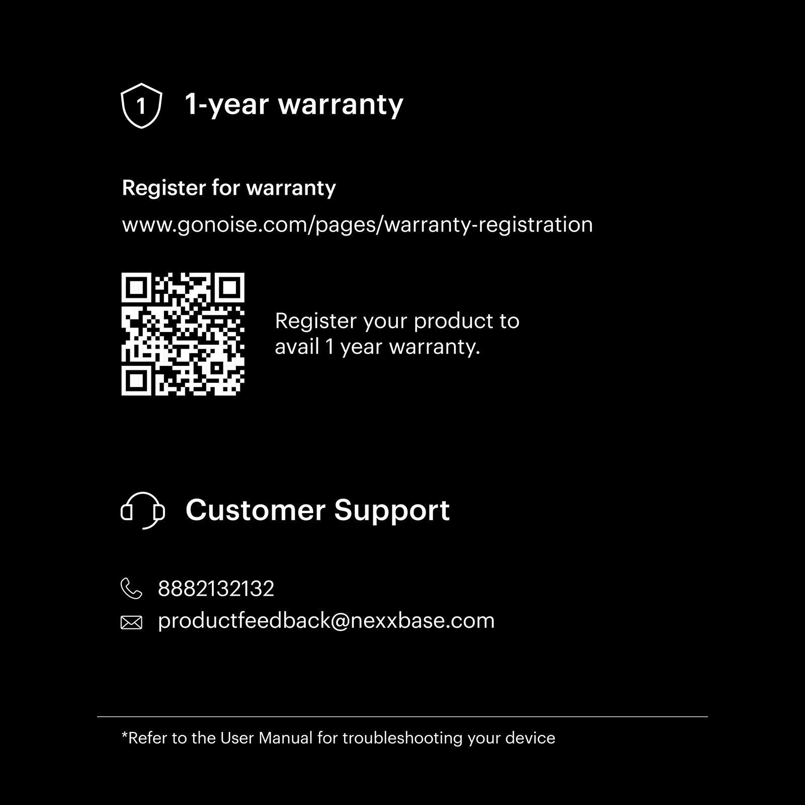 noise Defy Bluetooth Headphone with Mic (IPX5 Water Resistant, On Ear, Black)_4