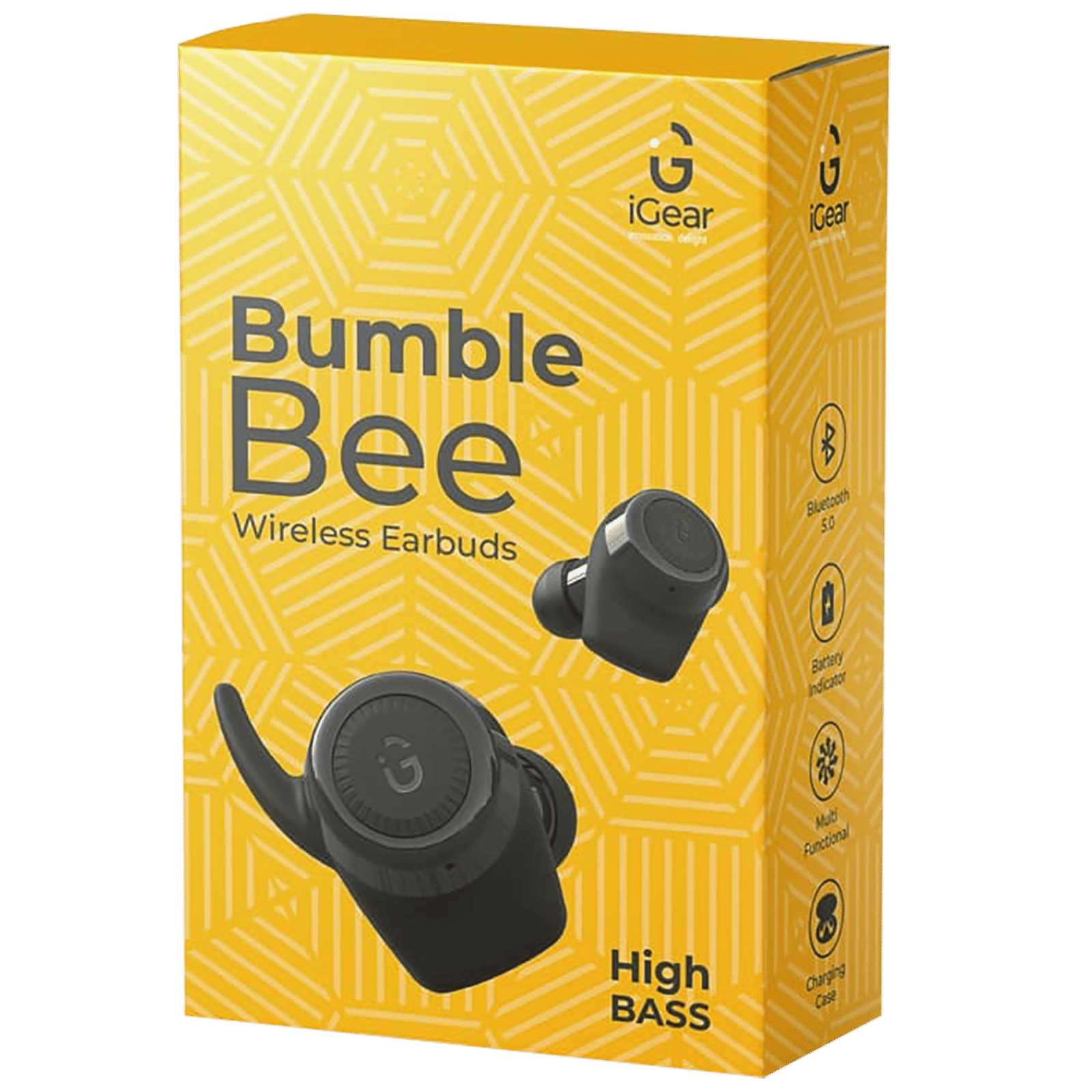 iGear Bumblebee iG-1142 TWS Earbuds (Sweatproof, Multi Functional Button, Black) iGear Bumblebee iG-1142 TWS Earbuds (Sweatproof, Multi Functional Button, Black)_11