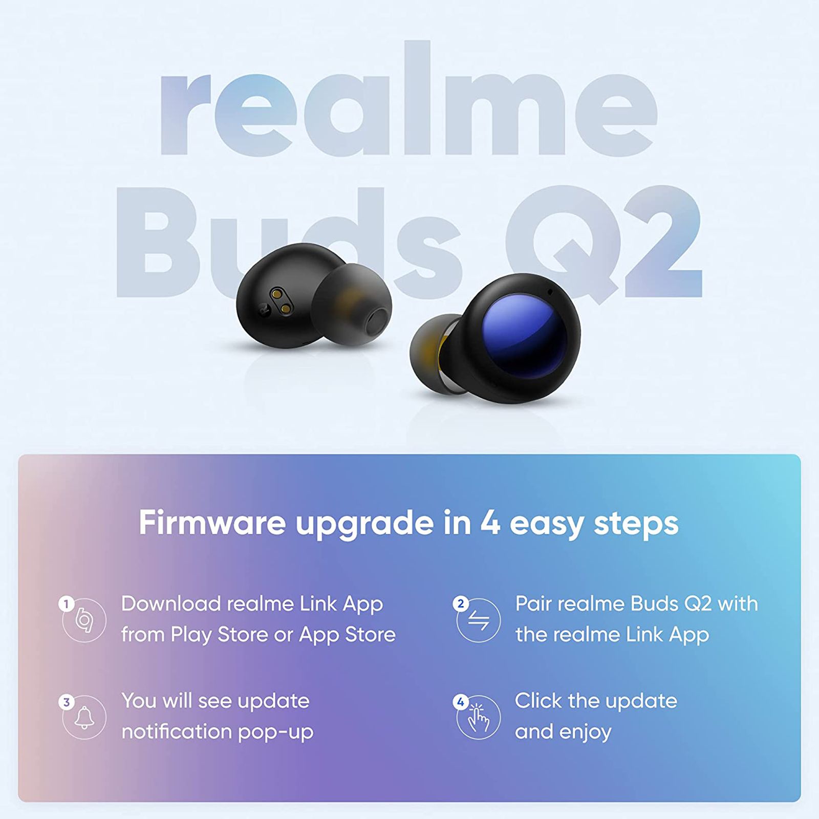 realme Buds Q2 RMA2008 TWS Earbuds with Active Noise Cancellation (IPX5 Water Resistant, 28 Hours Playback, Active Black) realme Buds Q2 RMA2008 TWS Earbuds with Active Noise Cancellation (IPX5 Water Resistant, 28 Hours Playback, Active Black)_12