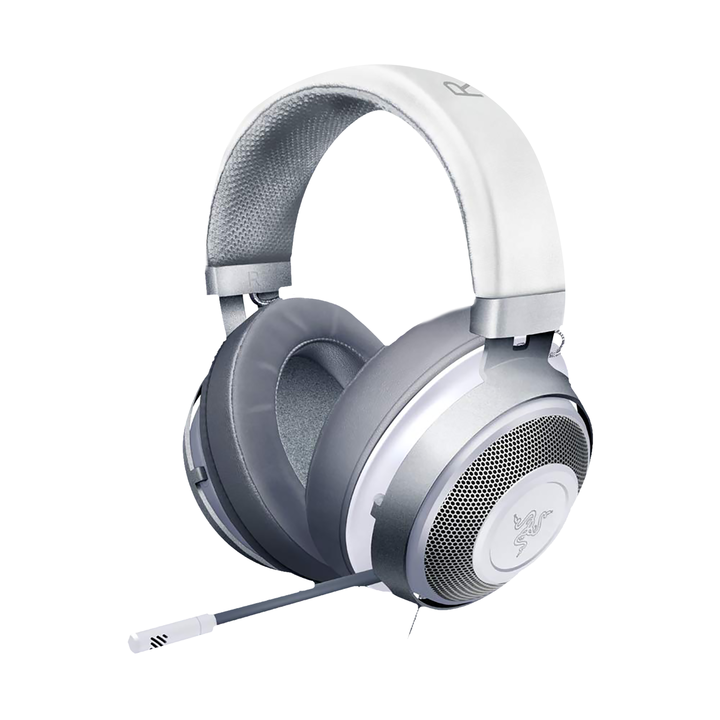 RAZER Kraken RZ04-02830400-R3M1 Wired Gaming Headset with Noise Isolation (Thicker Headband Padding, Over Ear, Mercury)_1