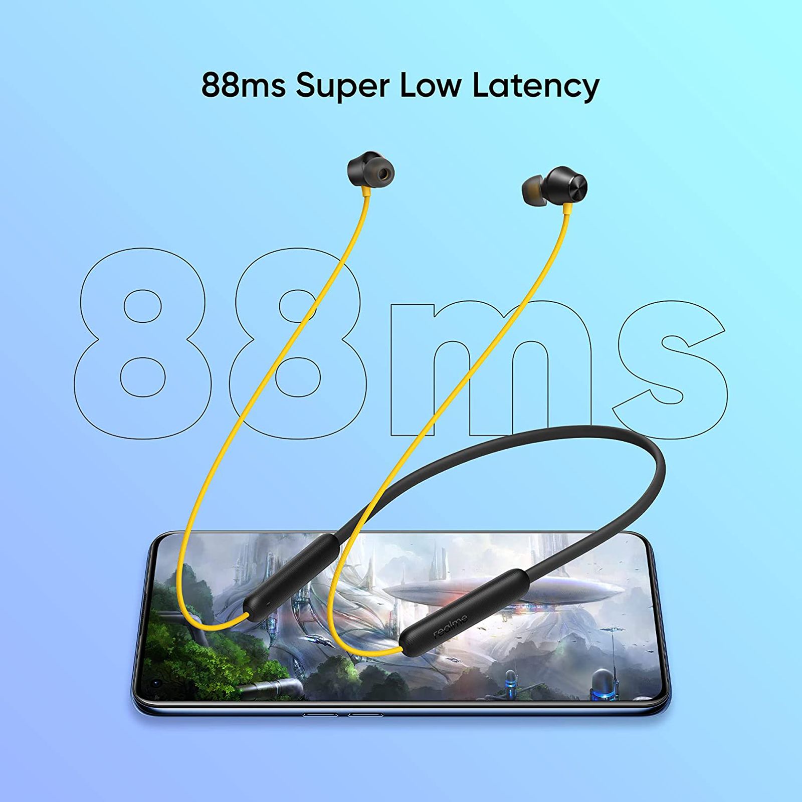 realme Wireless 2 Neo RMA2011 Neckband with Environmental Noise Cancellation (IPX4 Water Resistant, 17 Hours Playtime, Black)_7