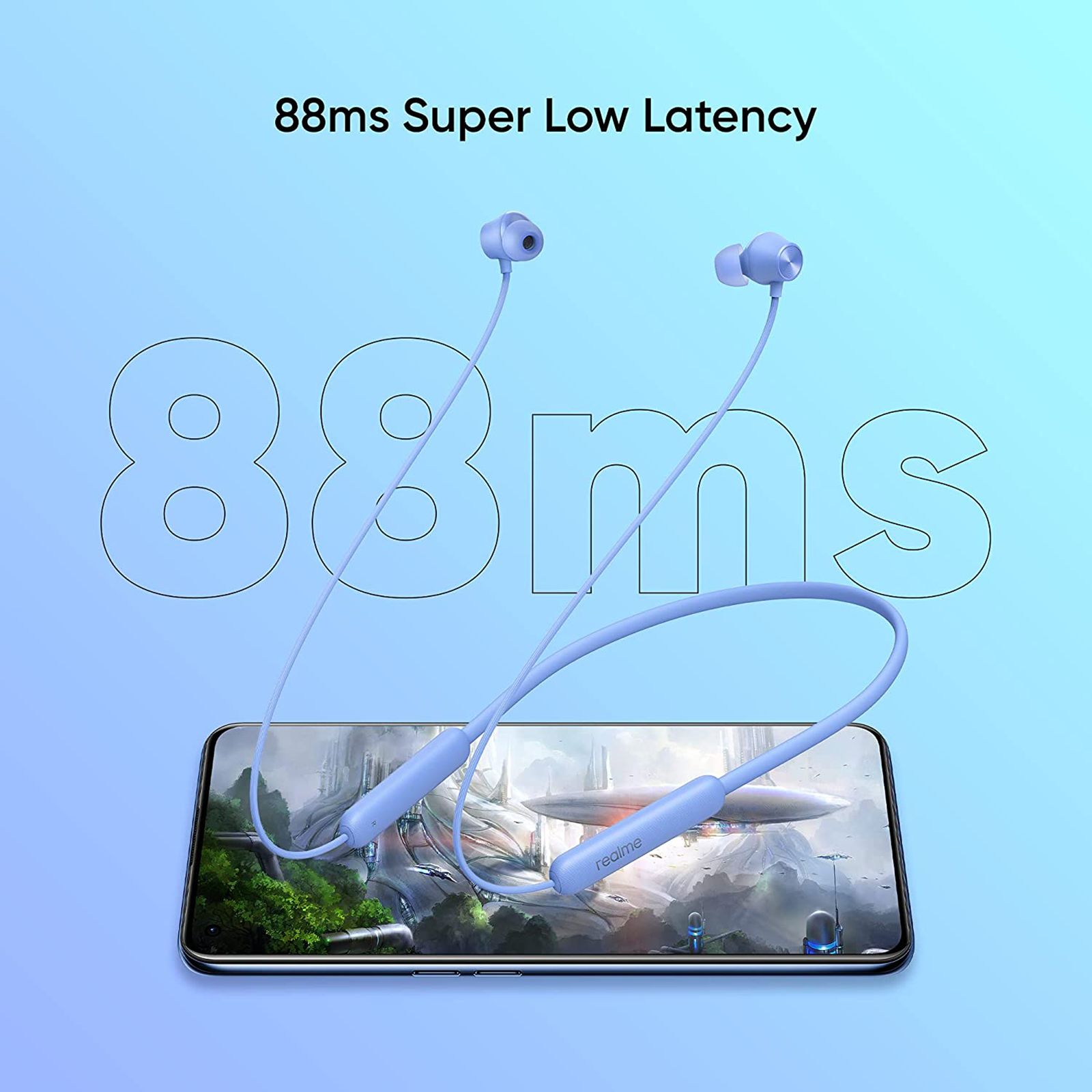 realme Wireless 2 Neo RMA2011 Neckband with Environmental Noise Cancellation (IPX4 Water Resistant, 17 Hours Playtime, Blue)_7