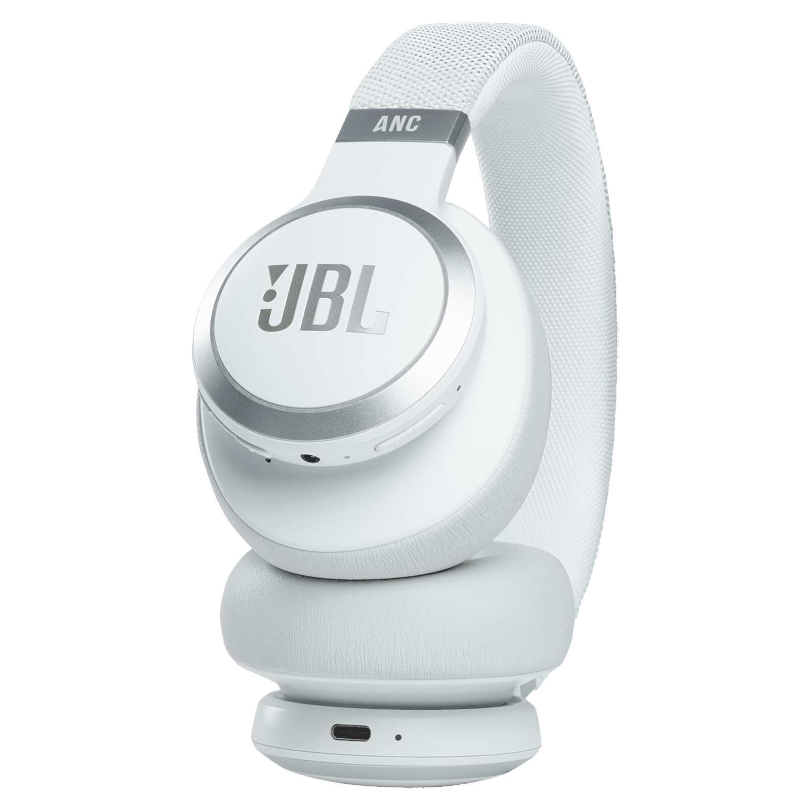 JBL Live 660NC JBLLIVE660NCWHT Over-Ear Adaptive Noise Cancellation Wireless Headphone with Mic (Bluetooth 5.0, Multi-Point Connection, White) JBL Live 660NC JBLLIVE660NCWHT Over-Ear Adaptive Noise Cancellation Wireless Headphone with Mic (Bluetooth 5.0, Multi-Point Connection, White)_9