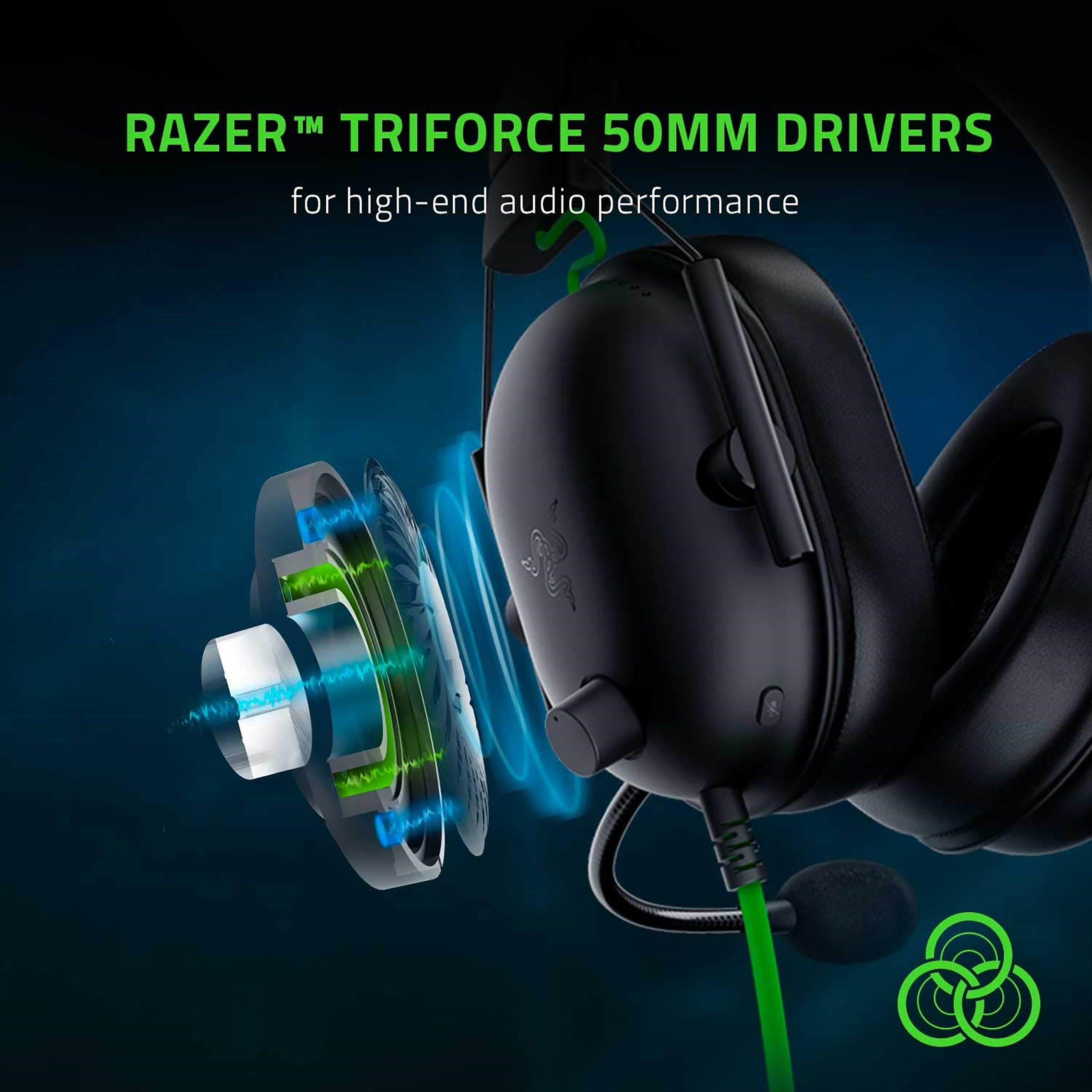 RAZER BlackShark V2 X RZ04-03240100-R3M1 Wired Gaming Headset with Advanced Passive Noise Cancellation (HyperClear Cardioid Mic, Over Ear, Black) RAZER BlackShark V2 X RZ04-03240100-R3M1 Wired Gaming Headset with Advanced Passive Noise Cancellation (HyperClear Cardioid Mic, Over Ear, Black)_10