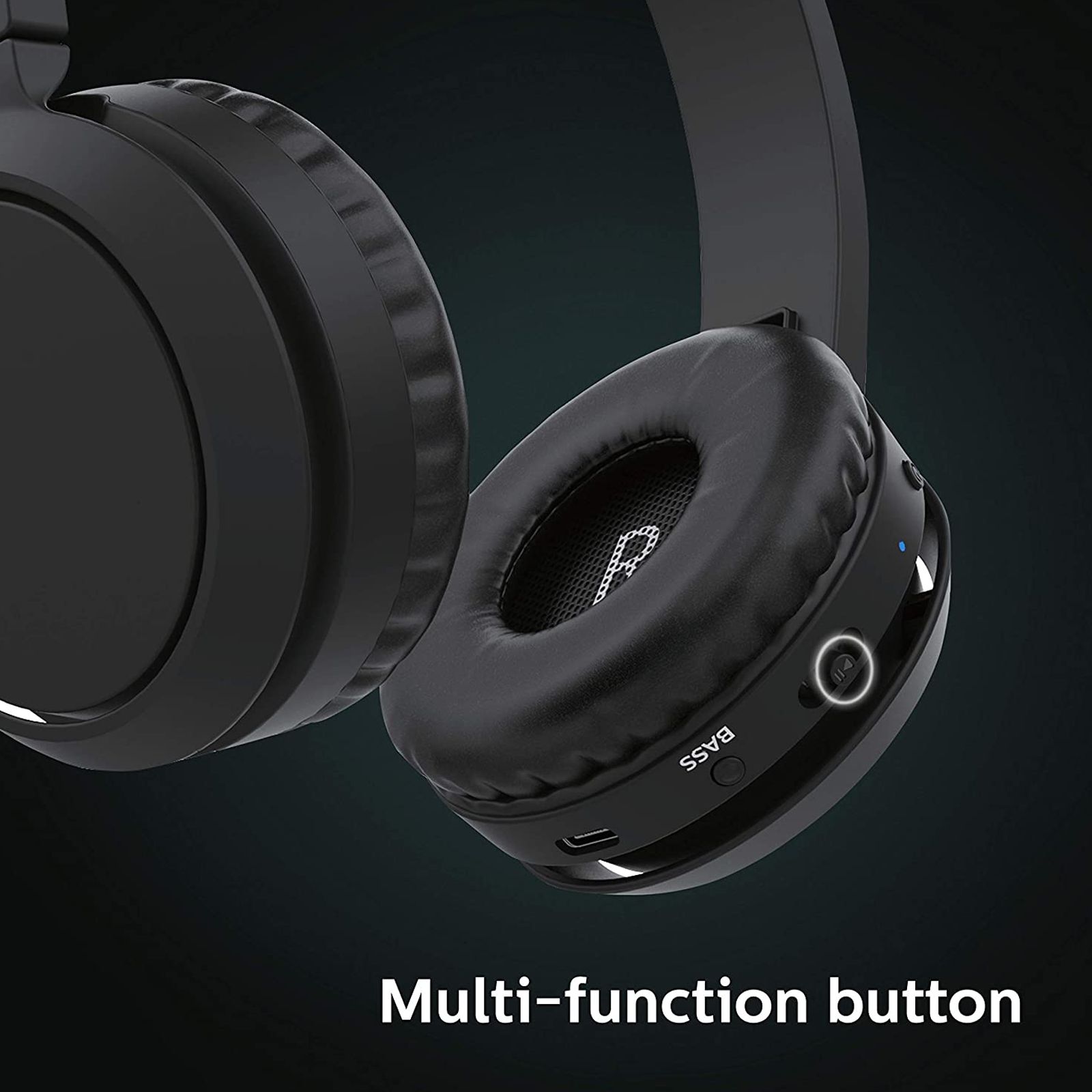 PHILIPS TAH4205BK/00 Bluetooth Headphone with Mic (29 Hours Playback, On Ear, Black)_11