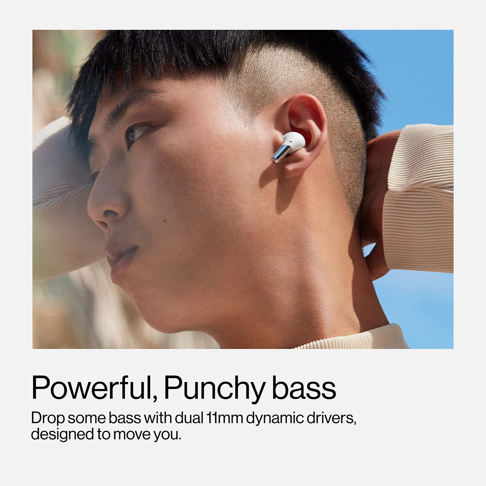 OnePlus Buds Pro TWS Earbuds with Adaptive Noise Cancellation (IP55 Water Resistant, Warp charge, Glossy White) OnePlus Buds Pro TWS Earbuds with Adaptive Noise Cancellation (IP55 Water Resistant, Warp charge, Glossy White)_6