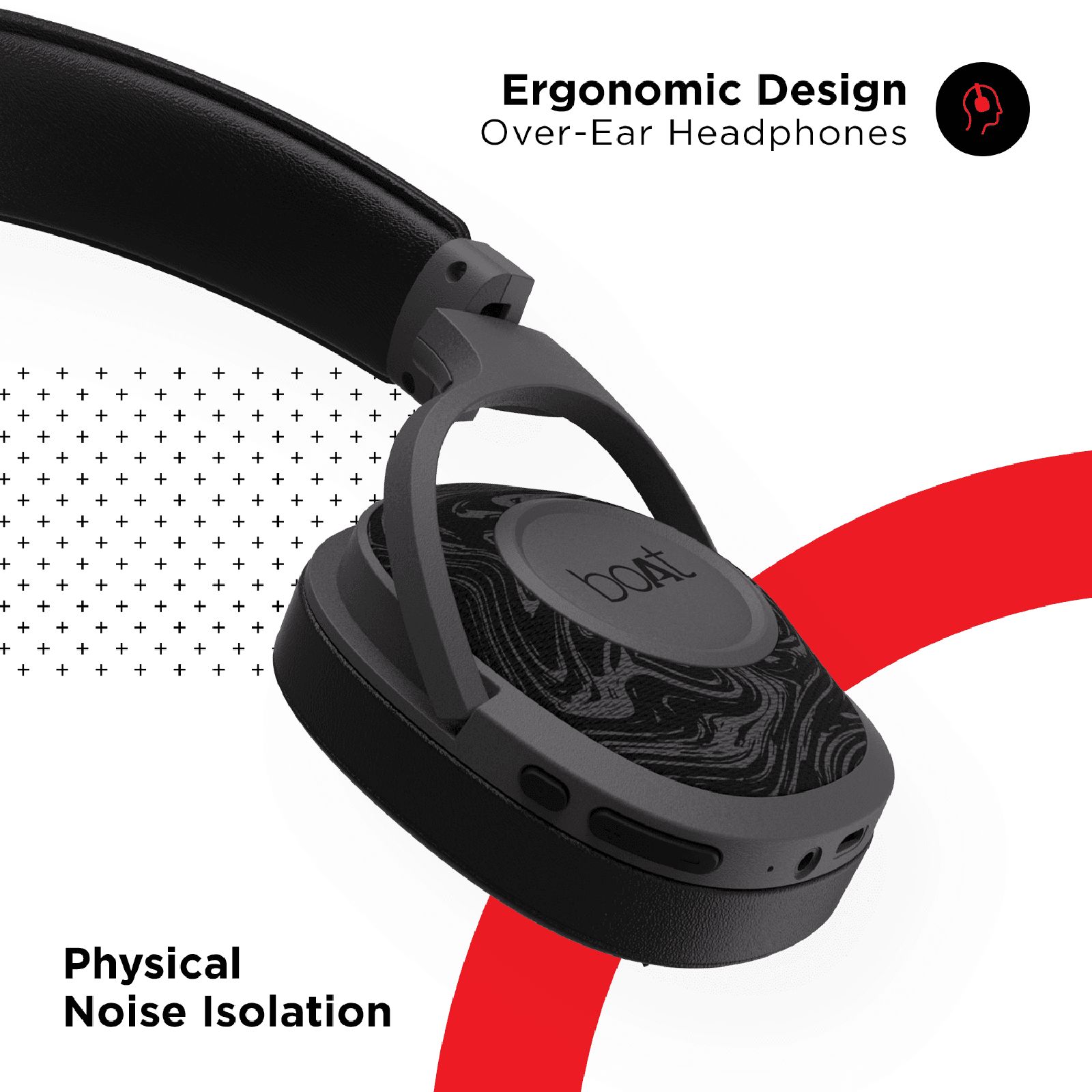 boAt Rockerz 558 Bluetooth Headset with Mic (Physical Noise Isolation, Over Ear, Black)_6