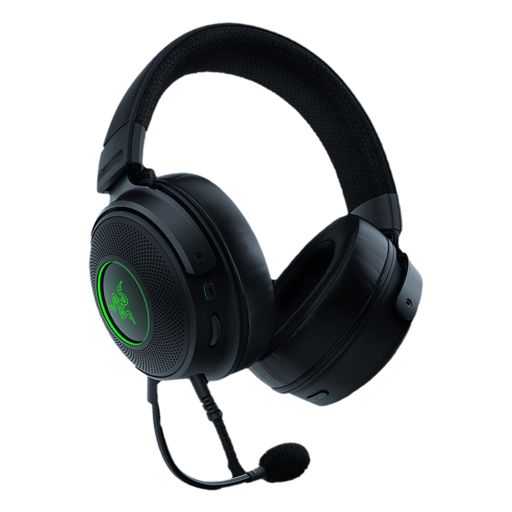 RAZER Kraken V3 HyperSense RZ04-03770100-R3M1 USB Gaming Headset Noise Cancellation (7.1 Surround Sound, Over Ear, Black)_4