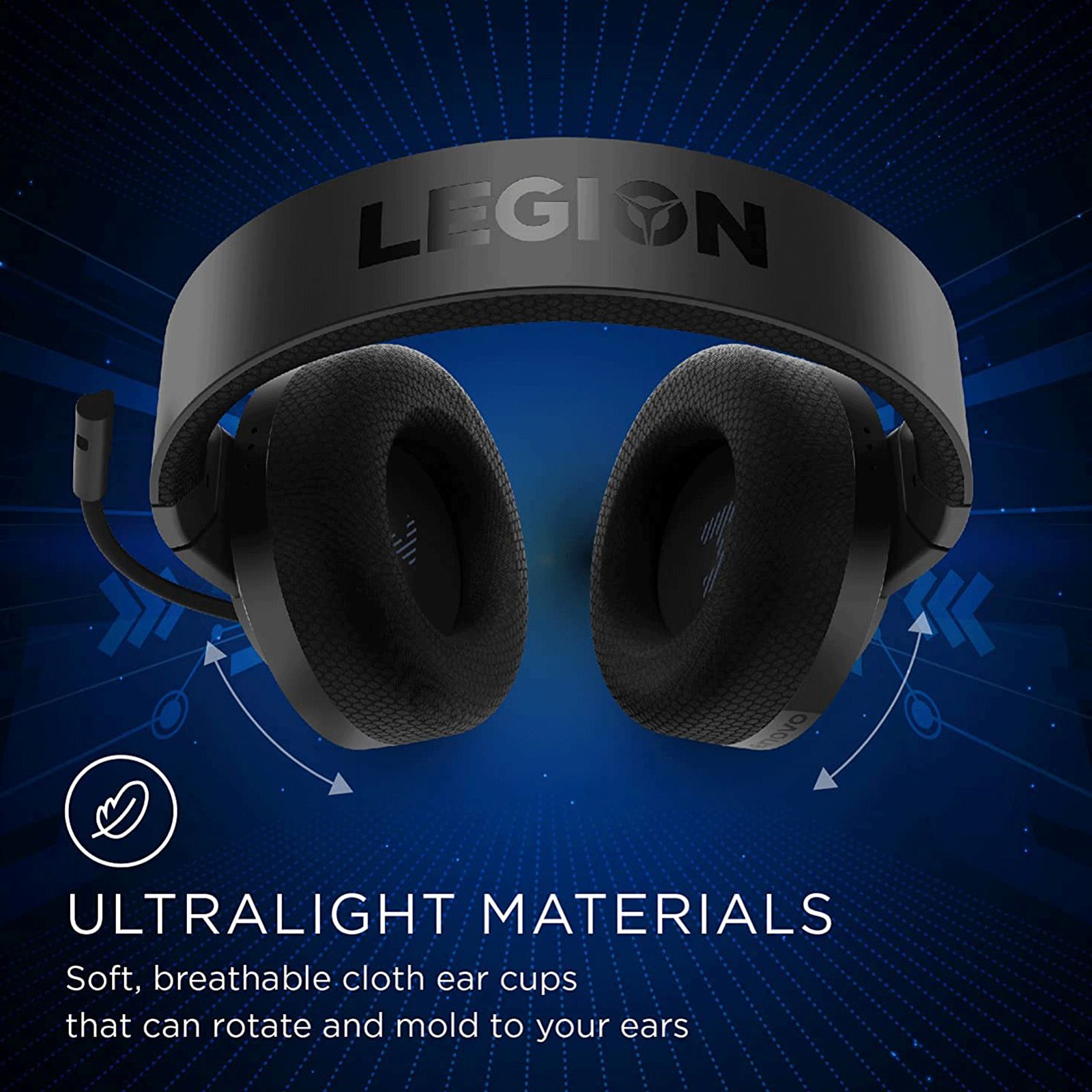 Lenovo Legion H200 GXD1B87065 Wired Gaming Headset with Passive Noise Isolation (Volume Control, Over Ear, Black) Lenovo Legion H200 GXD1B87065 Wired Gaming Headset with Passive Noise Isolation (Volume Control, Over Ear, Black)_7