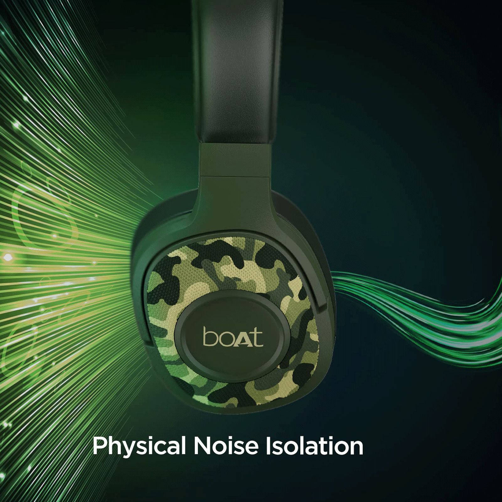 boAt Rockerz 550 Bluetooth Headset with Mic (Dual Connectivity, Over Ear, Darkgreen)_5