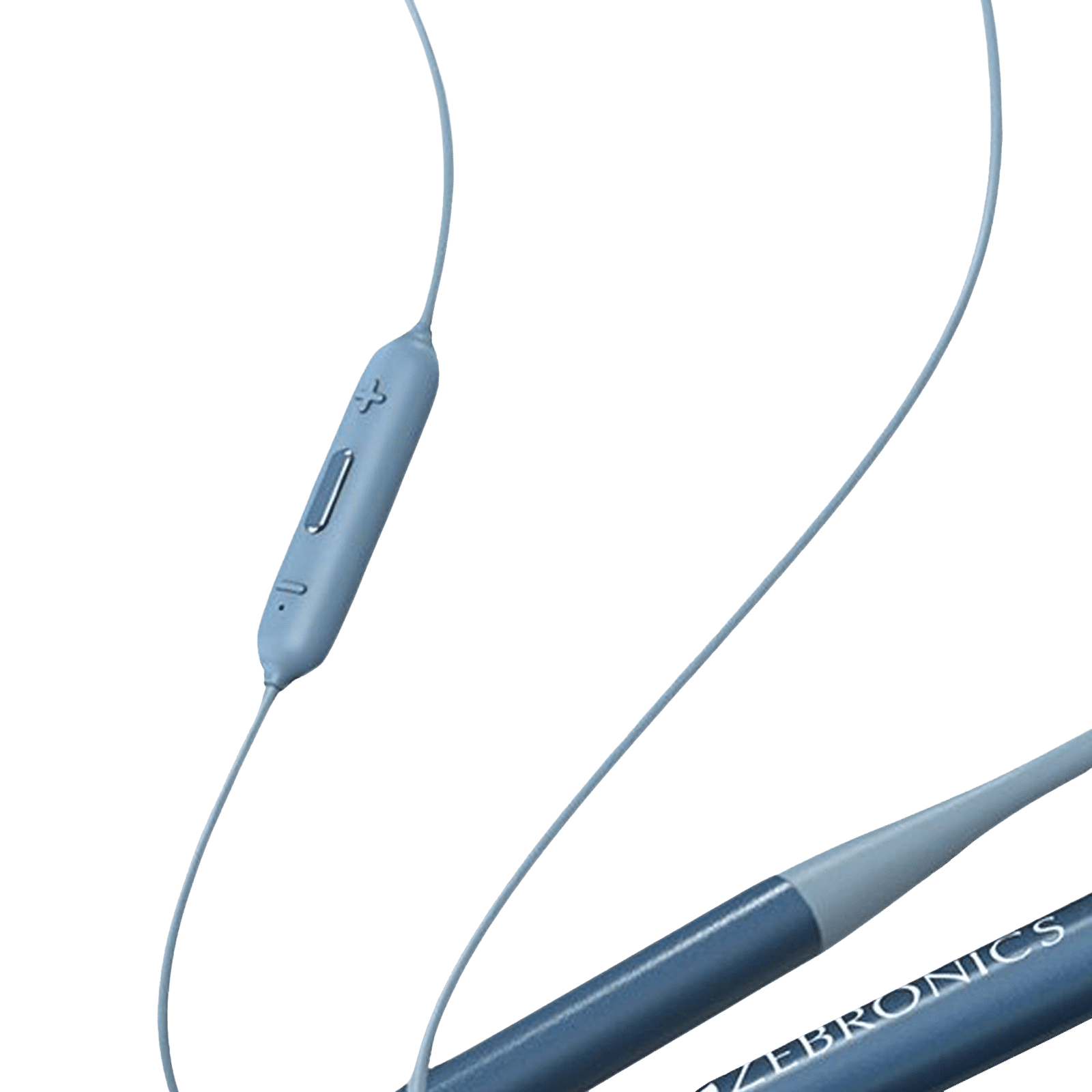 ZEBRONICS Yoga Neckband (Water Resistant, 21 Hours Playtime, Blue)_3