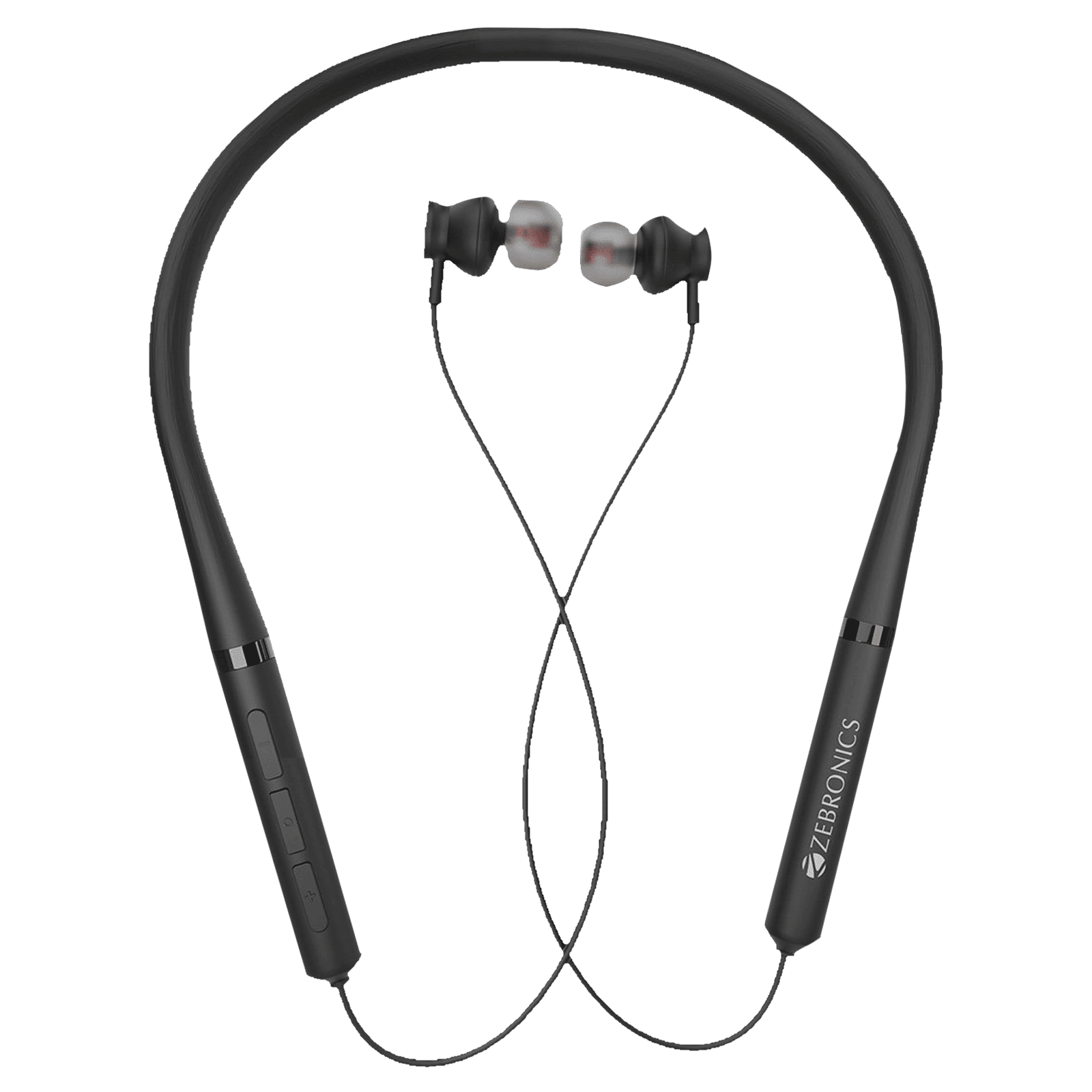 ZEBRONICS Yoga 90 Pro Neckband (Water Resistant, 9 Hours Playtime, Black) ZEBRONICS Yoga 90 Pro Neckband (Water Resistant, 9 Hours Playtime, Black)_7