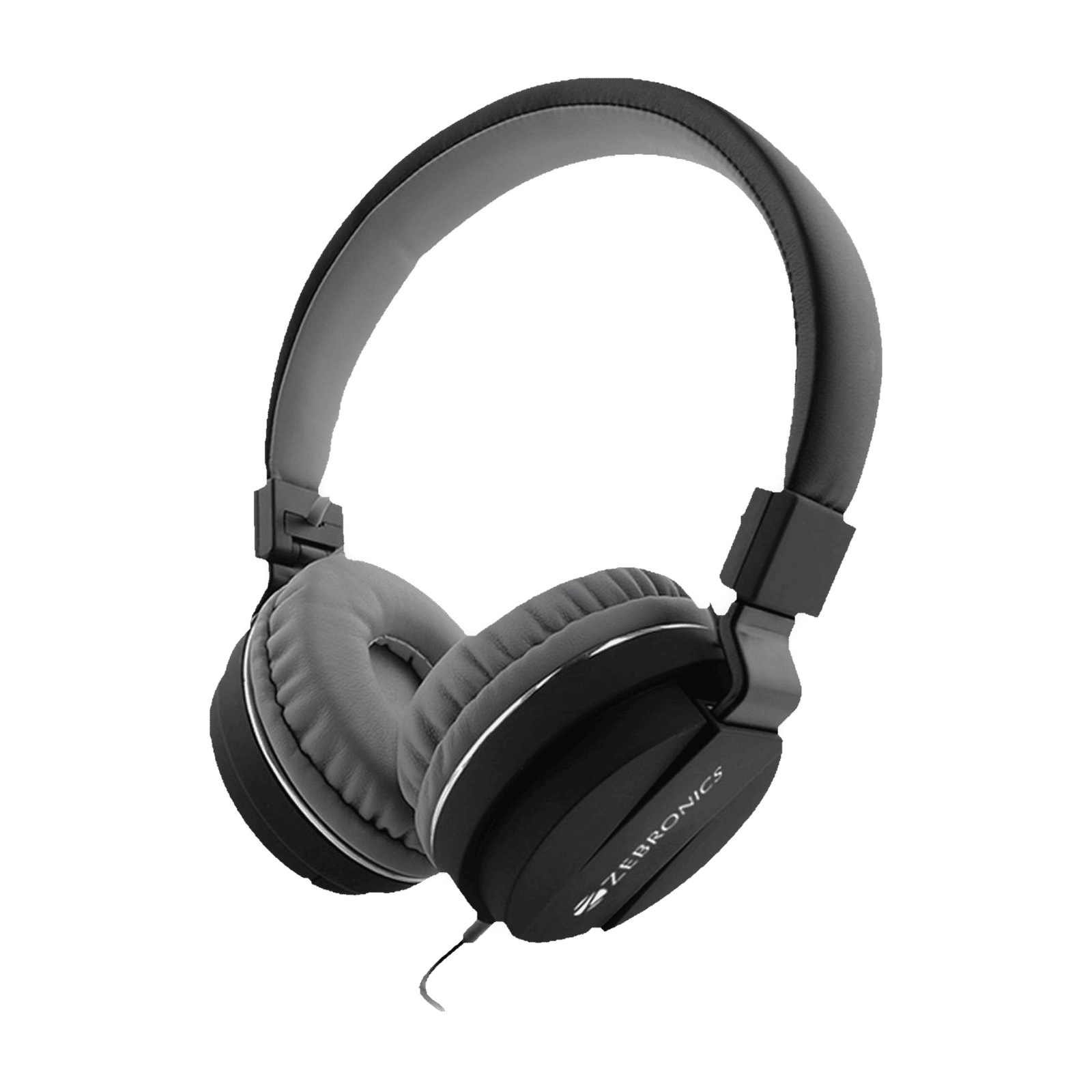 ZEBRONICS Storm Wired Headphone with Mic (On Ear, Black) ZEBRONICS Storm Wired Headphone with Mic (On Ear, Black)_1