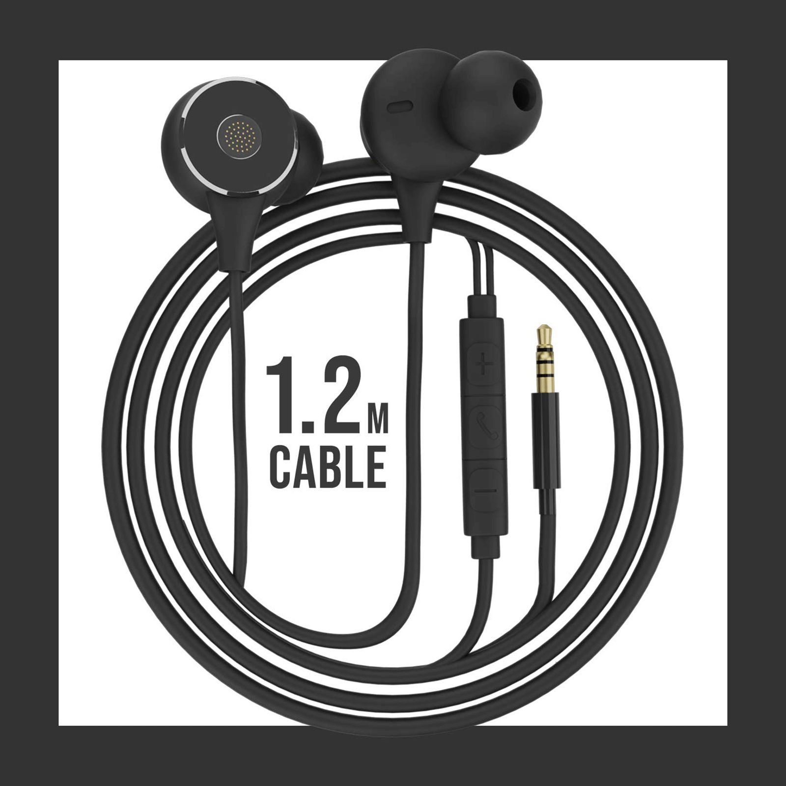 ZEBRONICS Buds 20 Wired Earphone with Mic (In Ear, Black)_7