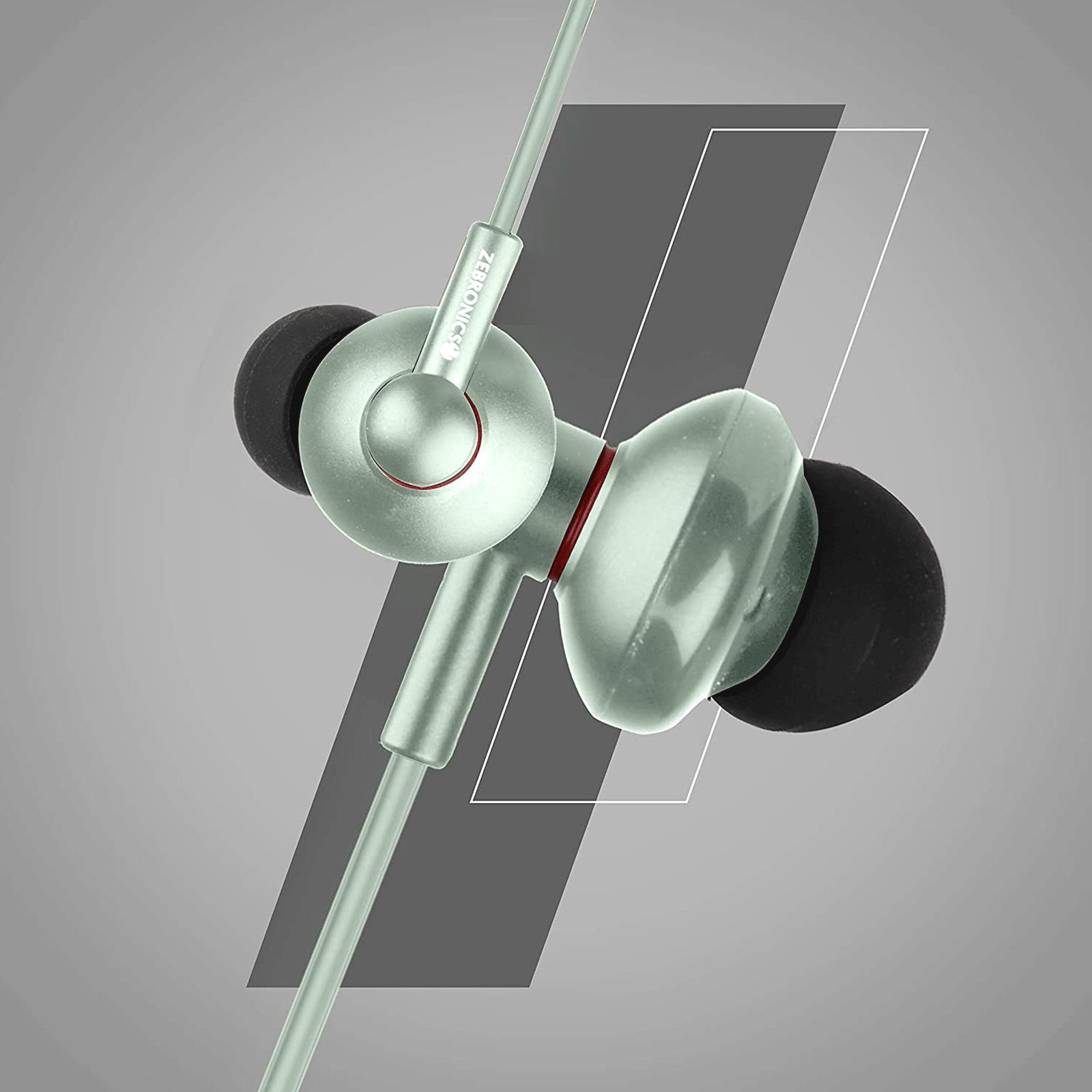 ZEBRONICS Buds 10 Wired Earphone with Mic (In Ear, Green)_8